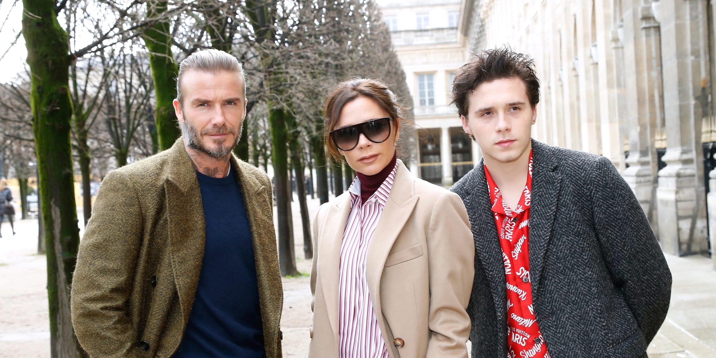 David und Victoria Beckham mit ihrem ältesten Sohn Brooklyn | Quelle: Getty Images