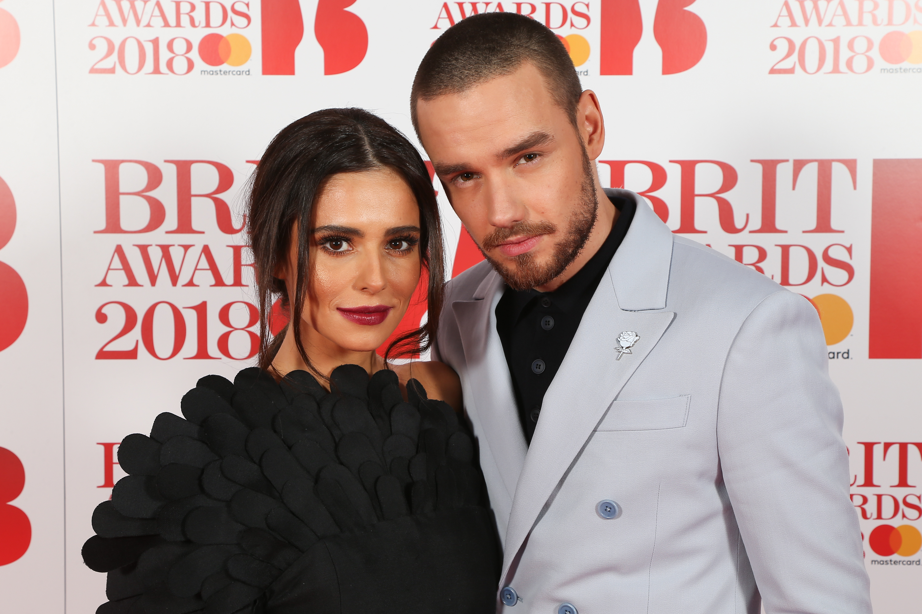 Cheryl und Liam Payne auf dem roten Teppich der BRIT Awards 2018 am 21. Februar 2018 in London, England. | Quelle: Getty Images