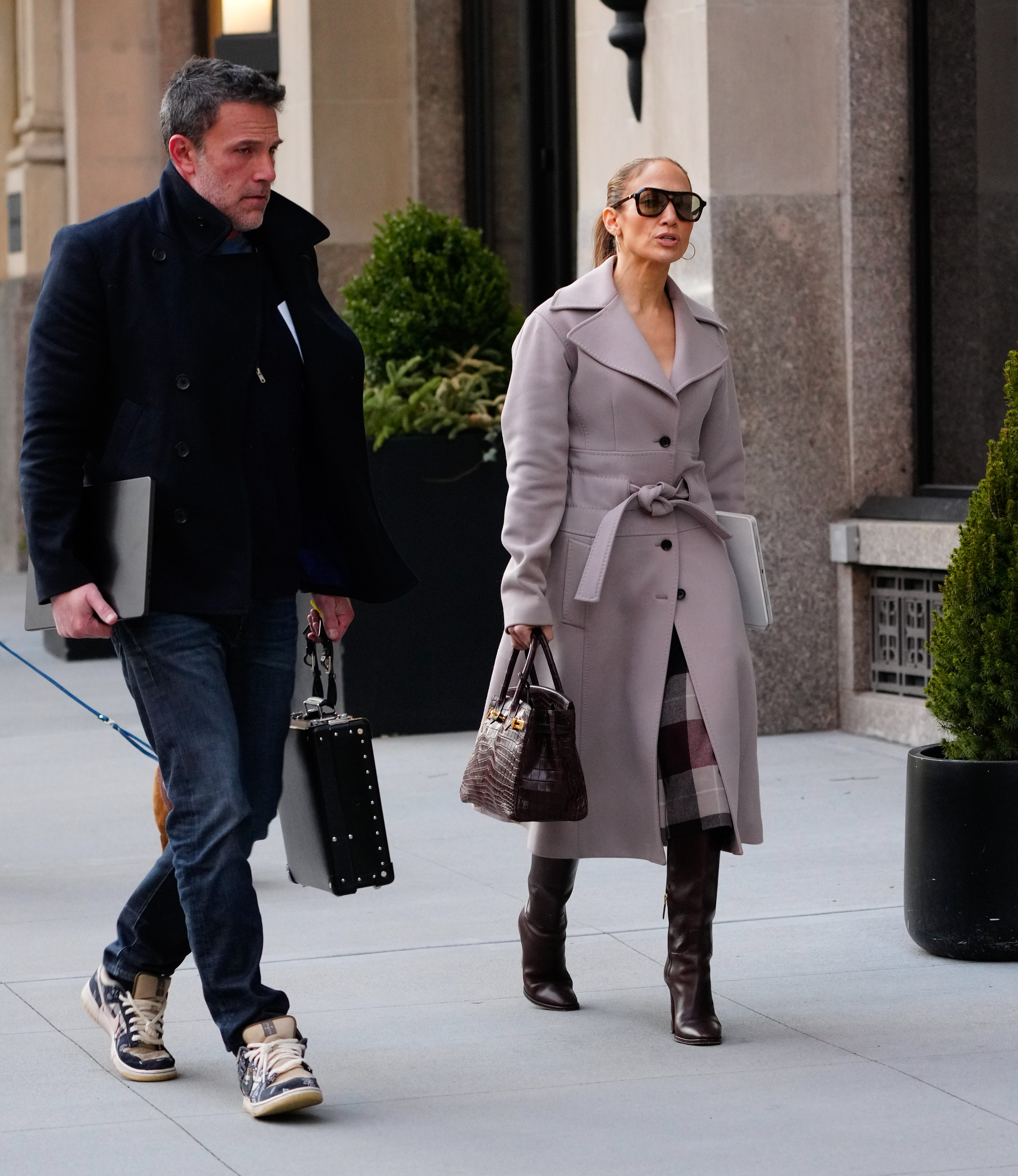 Ben Affleck und Jennifer Lopez, gesehen am 29. März 2024 in New York City. | Quelle: Getty Images