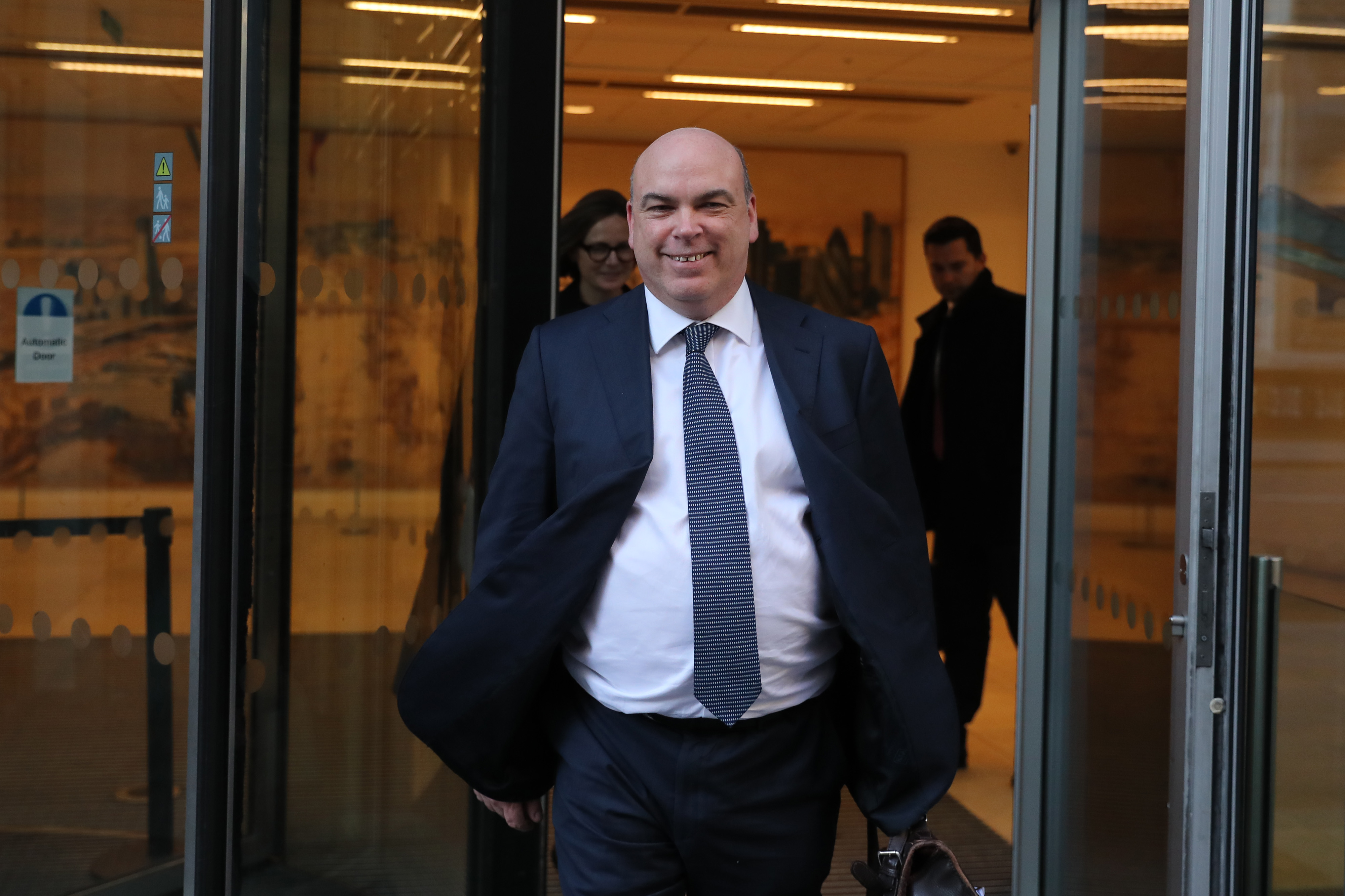 Mike Lynch, ehemaliger Chief Executive Officer der Autonomy Corp., verlässt am Montag, 25. März 2019, nach einer Gerichtsverhandlung das Rolls Building in London, Großbritannien. | Quelle: Getty Images