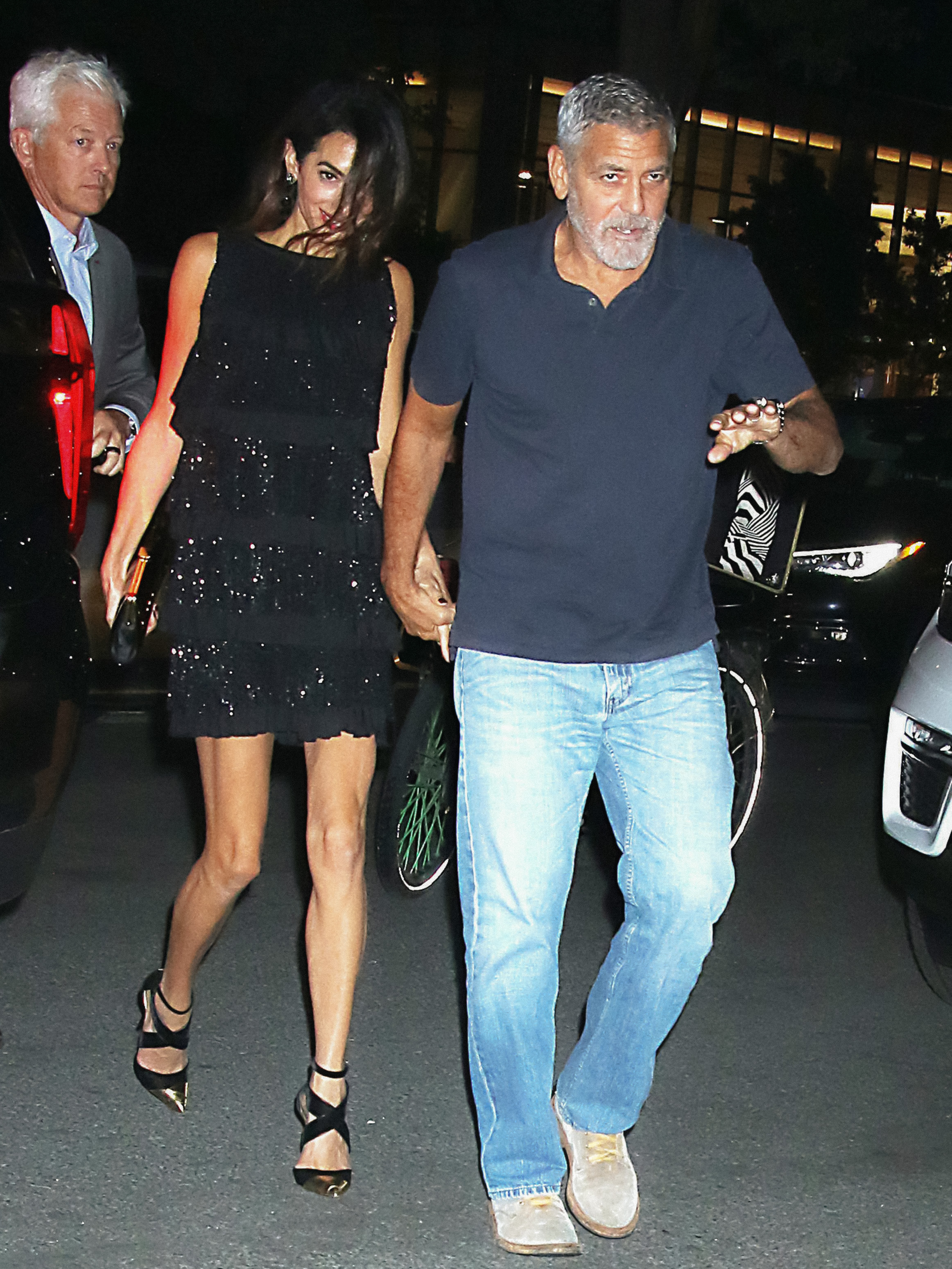 Amal und George Clooney werden am 22. September 2022 in New York City gesichtet | Quelle: Getty Images