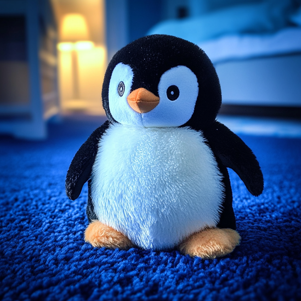 Ein ausgestopfter Pinguin | Quelle: Midjourney
