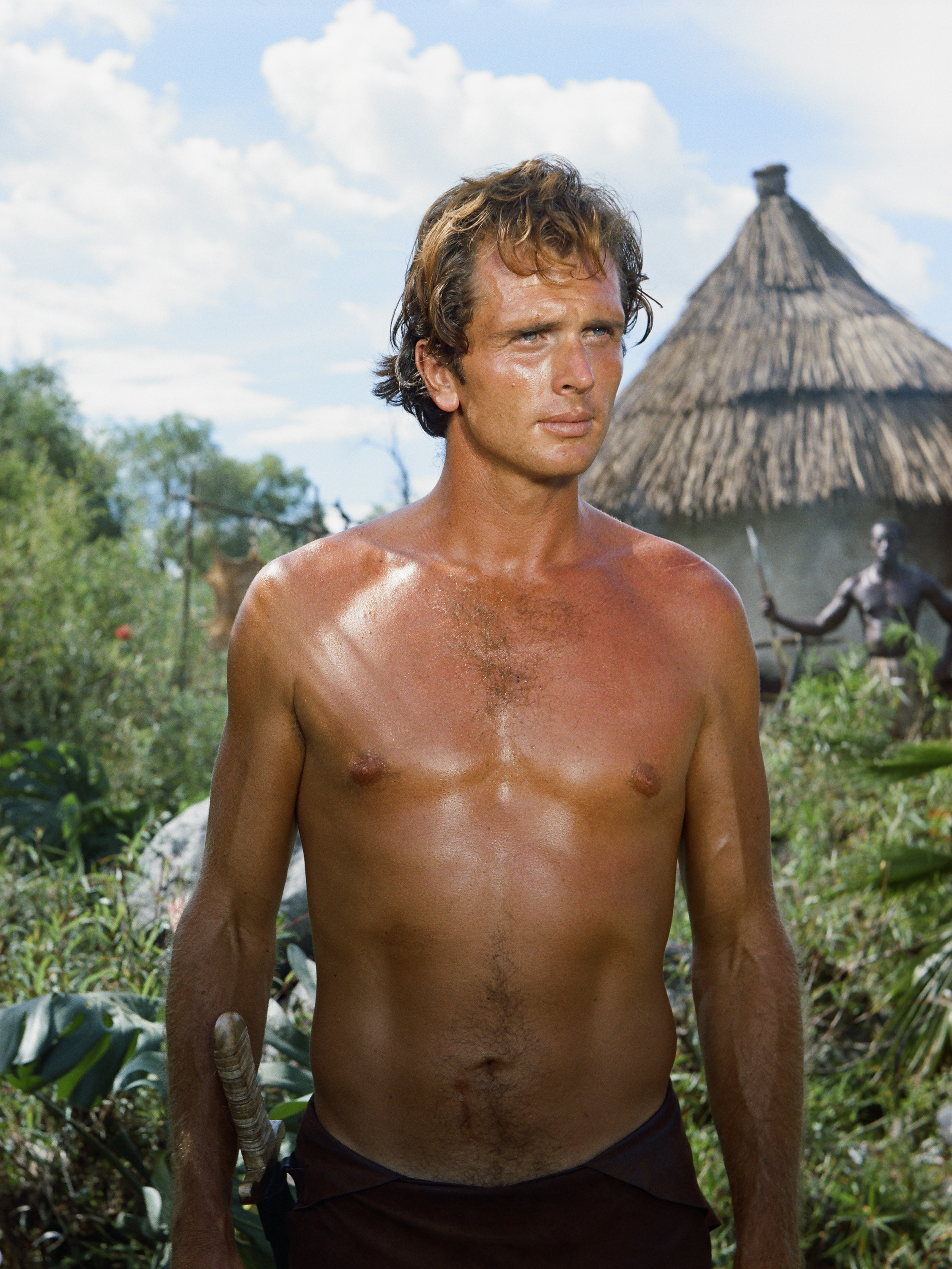 Ron Ely am Set der ersten Staffel von "Tarzan" am 08. September 1966. | Quelle: Getty Images