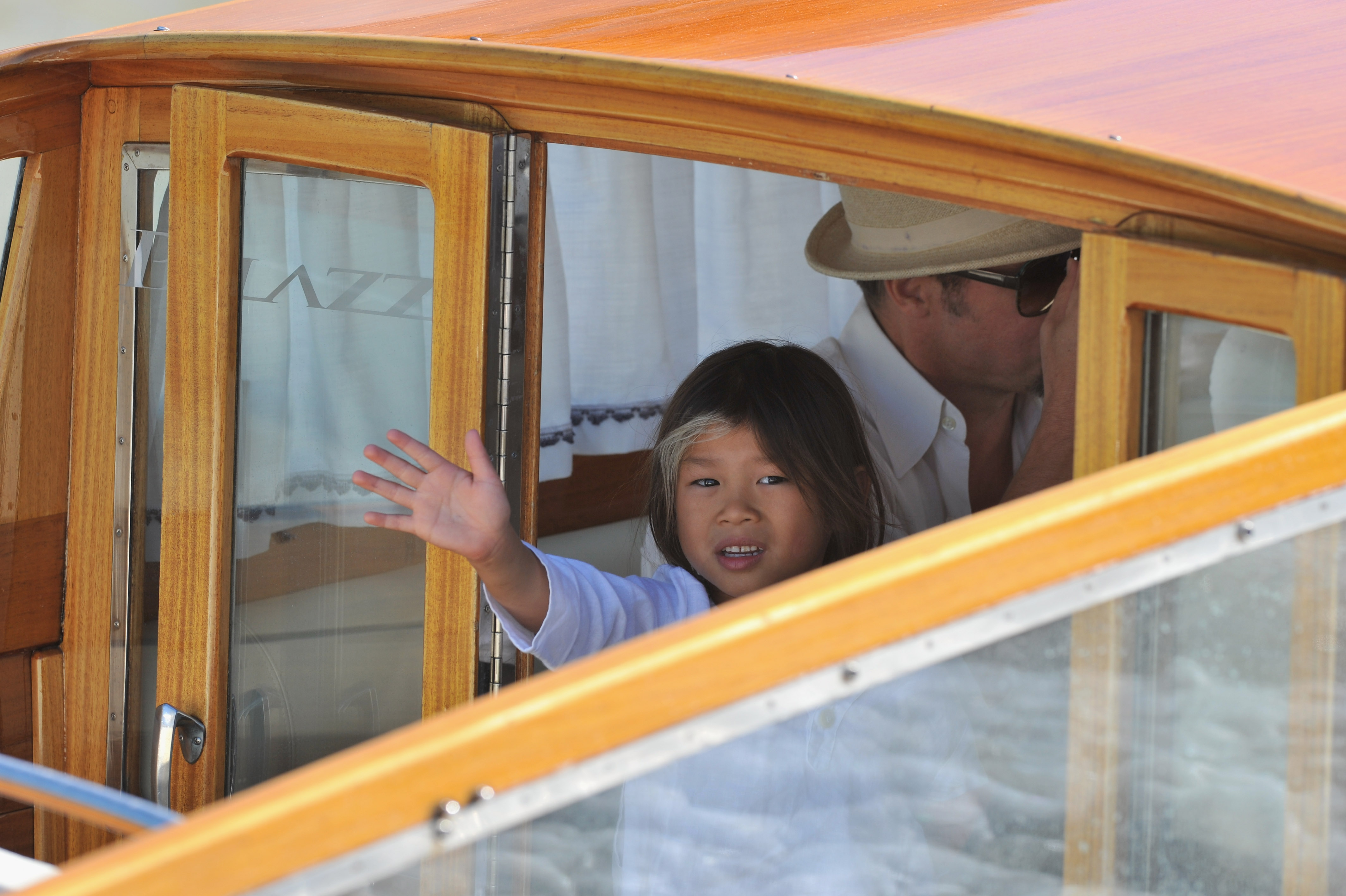 Pax Jolie-Pitt wurde am 26. August 2008 in Venedig, Italien, gesichtet. | Quelle: Getty Images