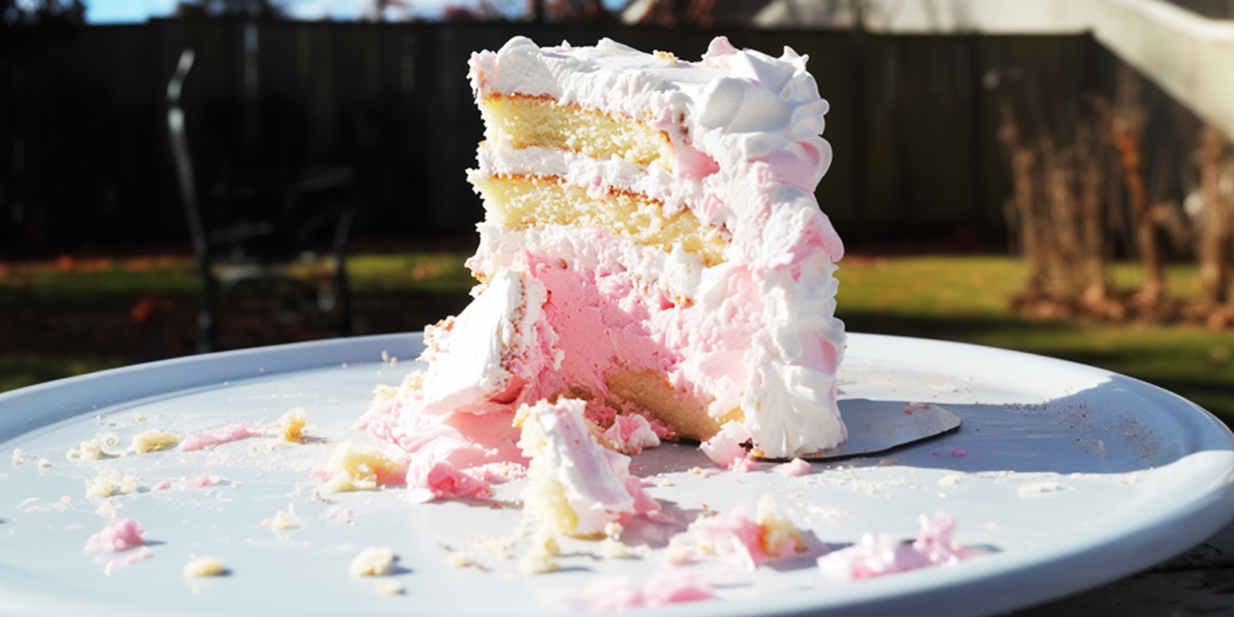 Ein Stück teilweise gegessener Kuchen | Quelle: Amomama