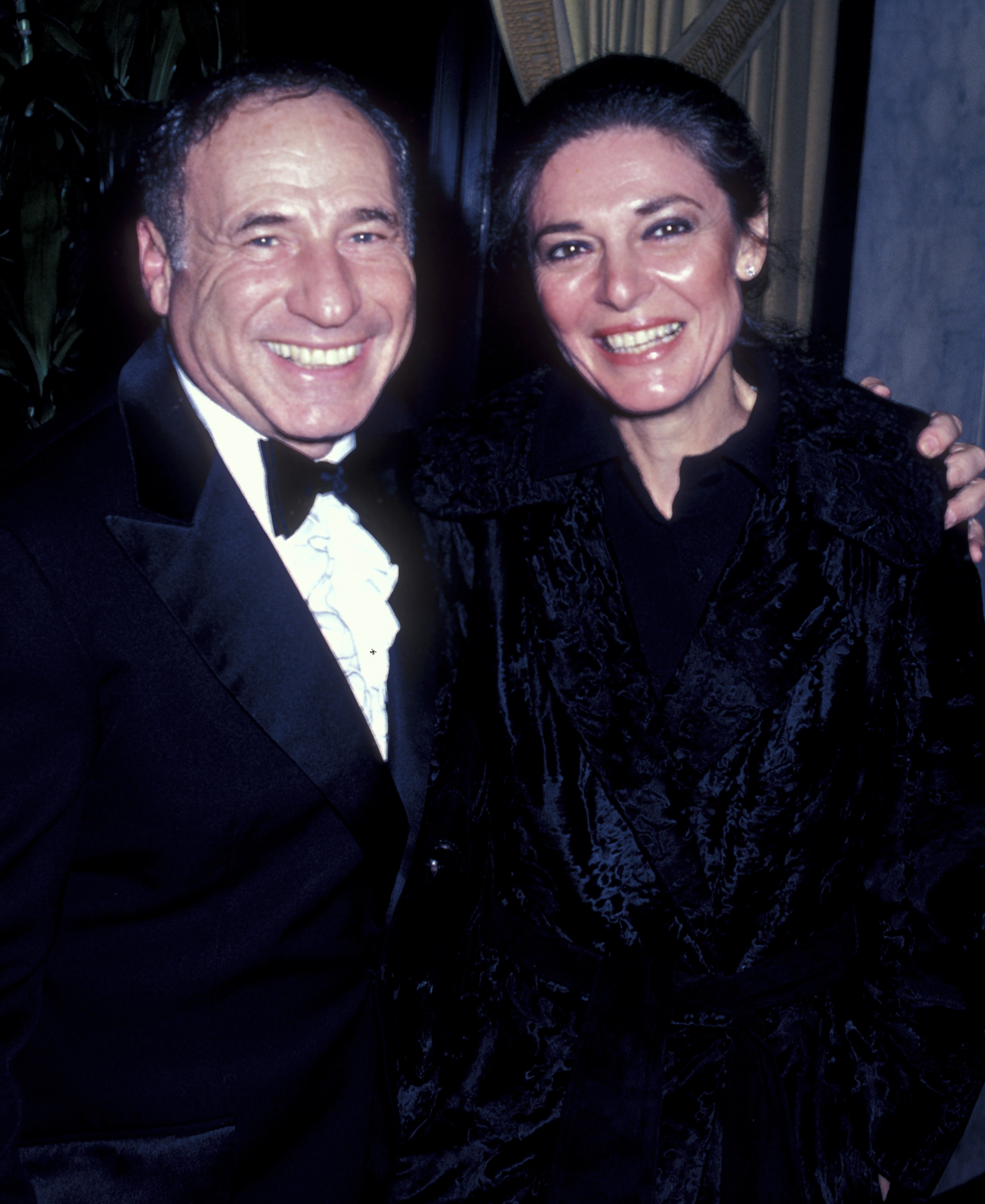 Mell Brooks und Anne Bancroft besuchen die Party für die 53. Annual Academy Awards am 31. März 1981 in Beverly Hills, Kalifornien. | Quelle: Getty Images