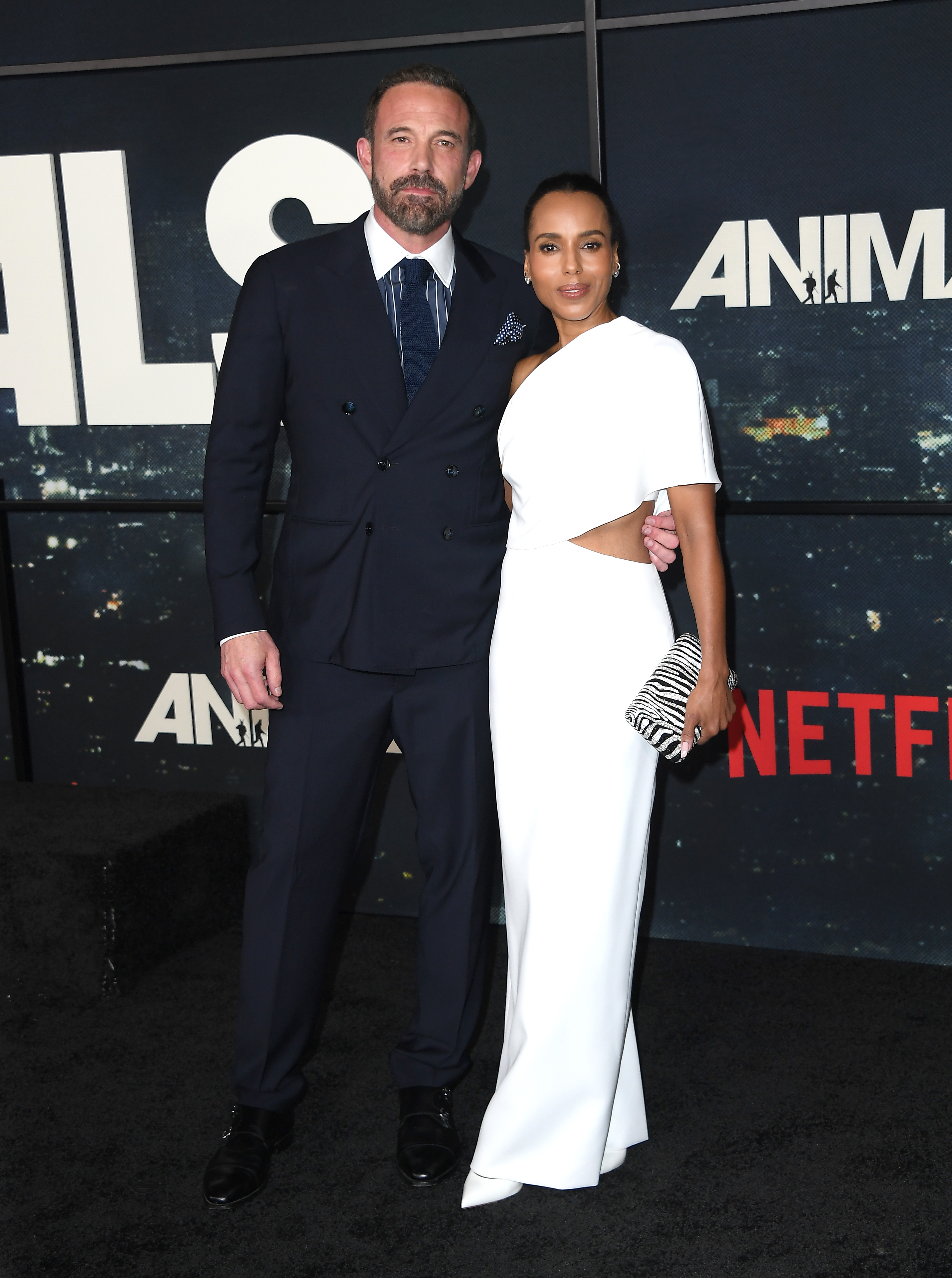 Ben Affleck und Kerry Washington bei ihrer Ankunft zur Premiere von „Animals“ im Westwood Village Theater am 1. Oktober 2026 | Quelle: Getty Images