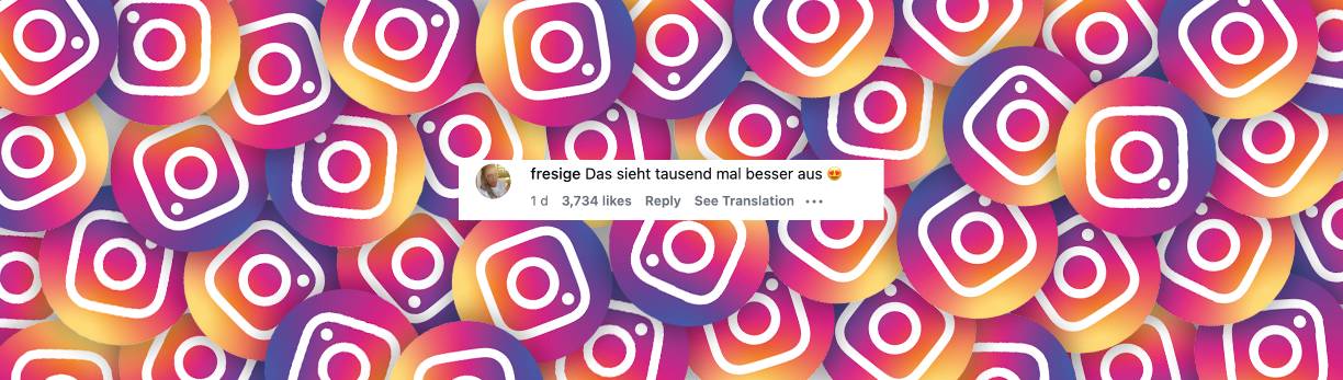 Nutzer-Kommentar zum neuen Aussehen | Quelle: Instagram/joyn.de