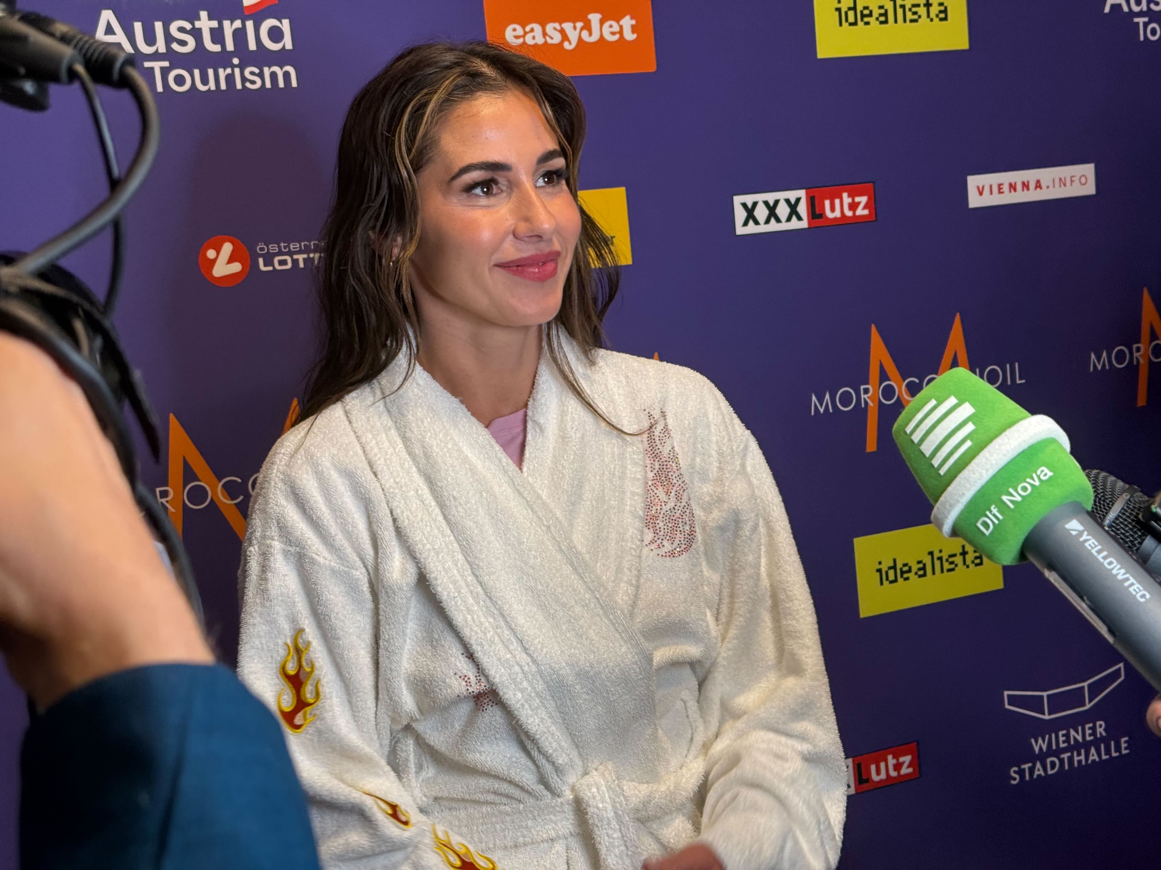 Sarah Engels zieht nach dem Finale des 70. Eurovision Song Contest am 17. Mai 2026 ein Fazit | Quelle: Getty Images