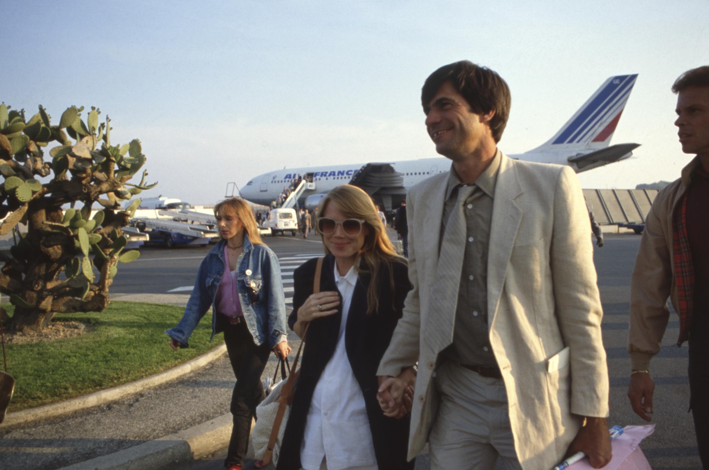 Sissy Spacek und Jack Fisk, ca. 1982. | Quelle: Getty Images