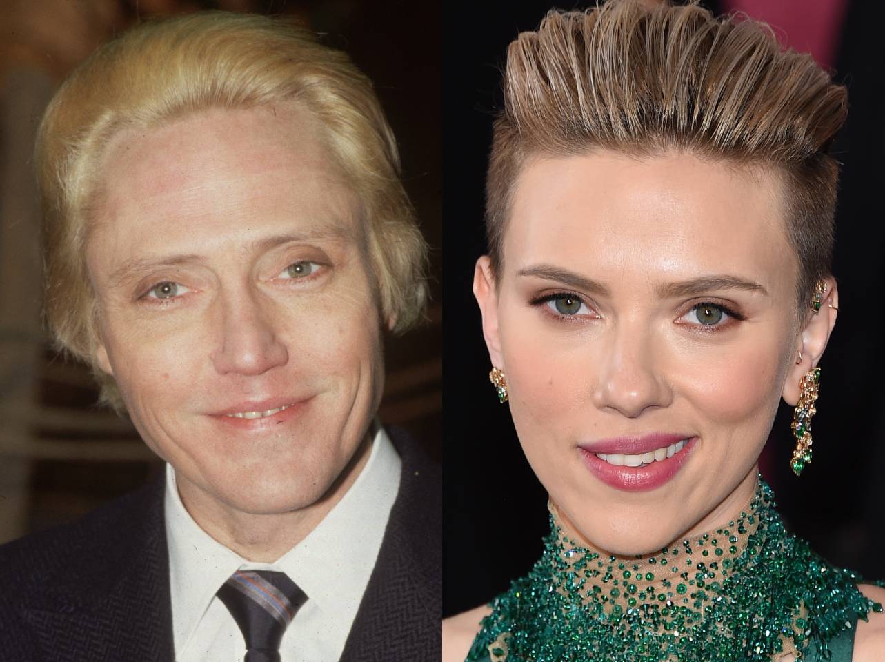 Christopher Walken vs. Scarlett Johansson | Quelle: Getty Images
