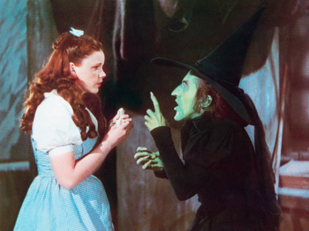 "The Wizard of Oz", USA, 1939, Regie: Victor Fleming, Darsteller: Judy Garland, Margaret Hamilton. (Foto von FilmPublicityArchiv) I Quelle: Getty Images