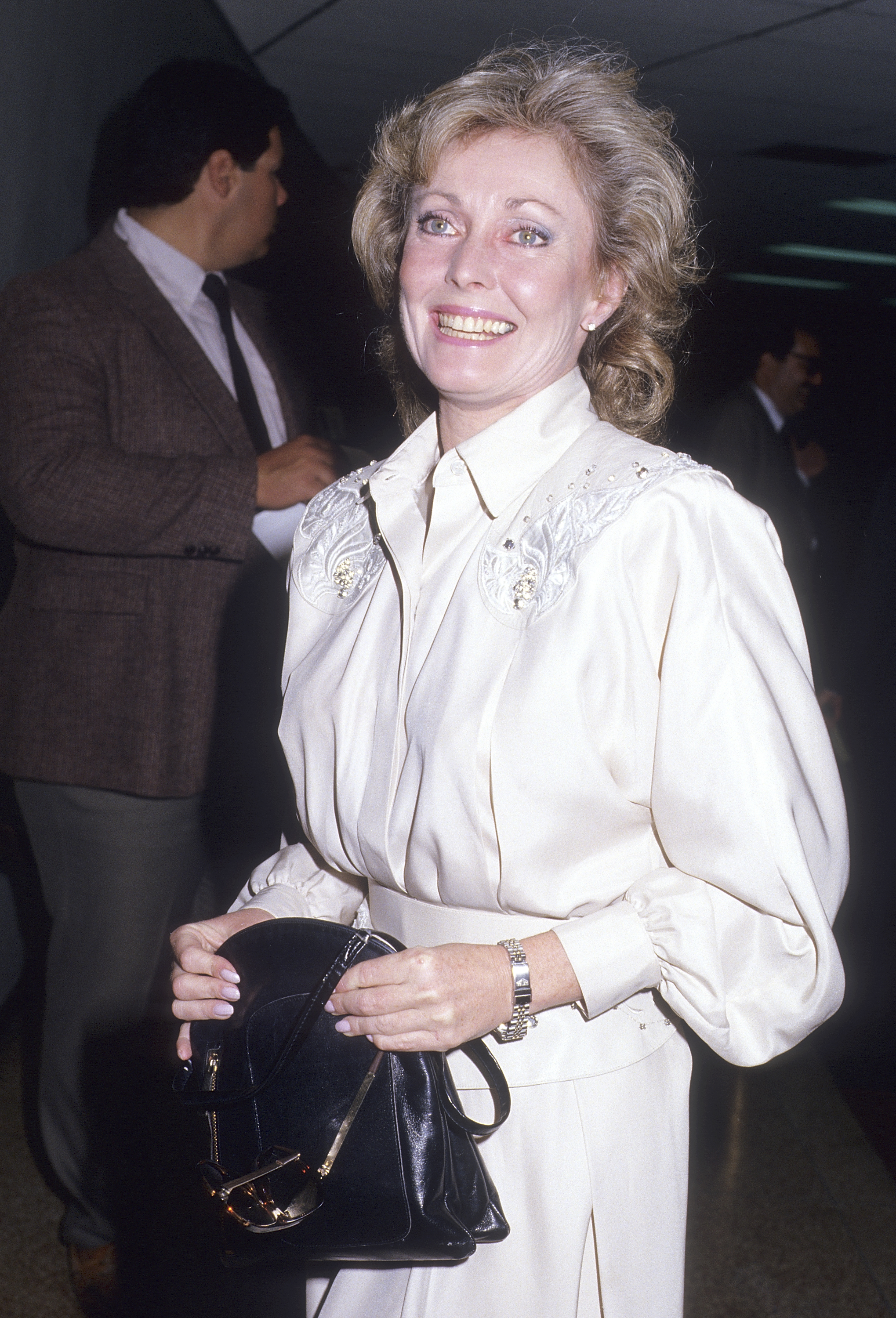 Judith McConnell besucht die NBC Television Affiliates Party in Century City, Kalifornien, am 2. Juni 1987. | Quelle: Getty Images