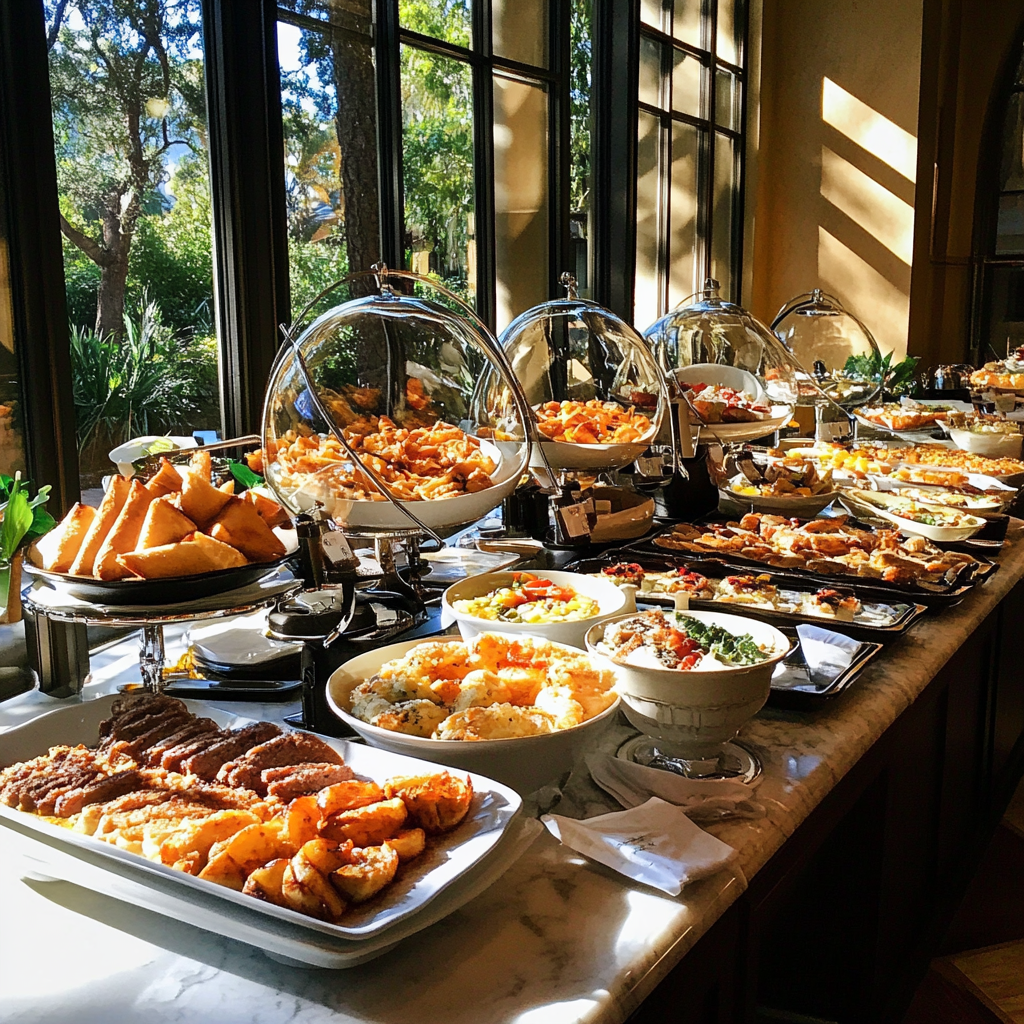 Ein Frühstücksbuffet | Quelle: Midjourney
