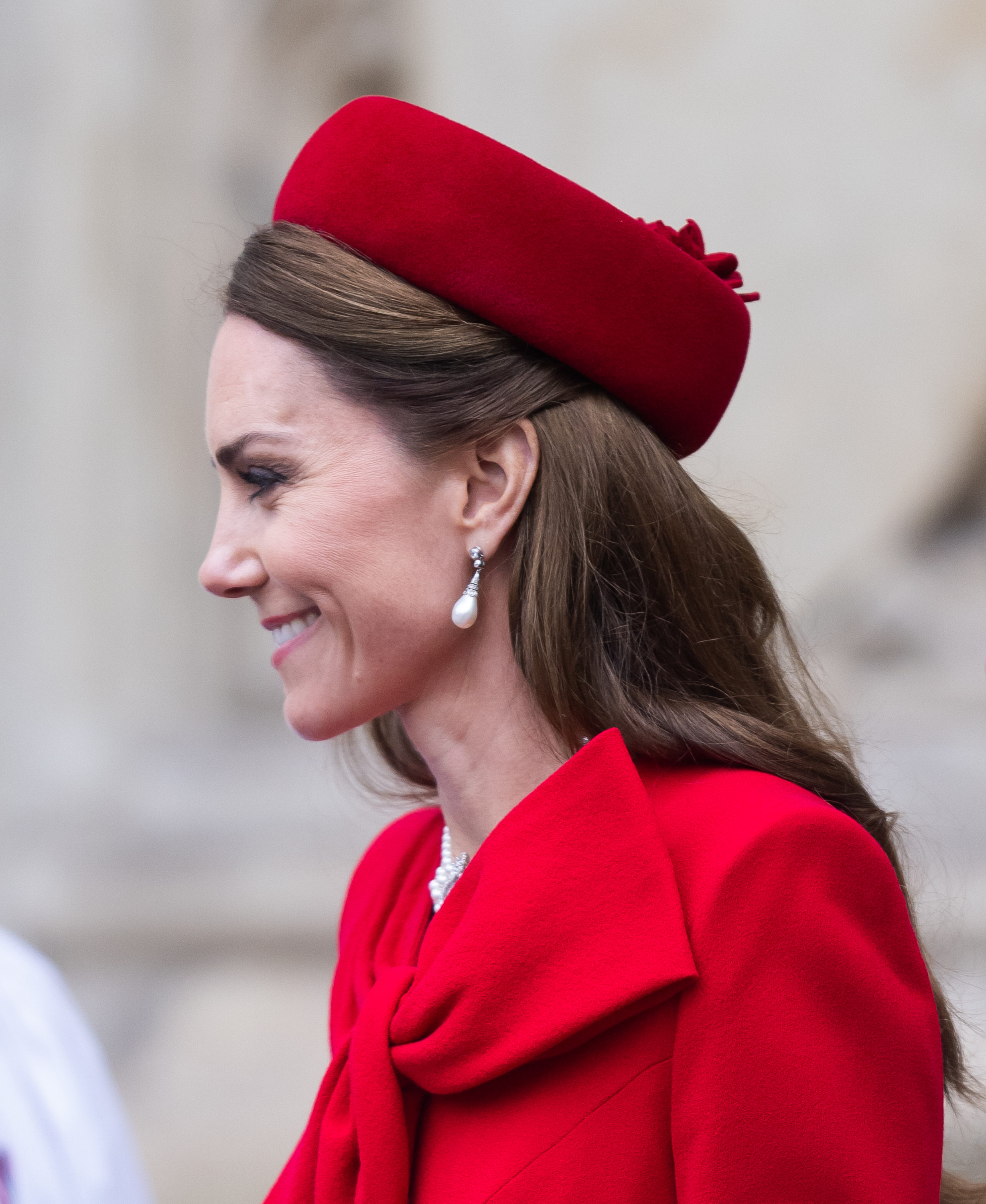 Catherine, Prinzessin von Wales, nimmt an den Feierlichkeiten zum Commonwealth Day in der Westminster Abbey am 10. März 2025 in London, England, teil | Quelle: Getty Images