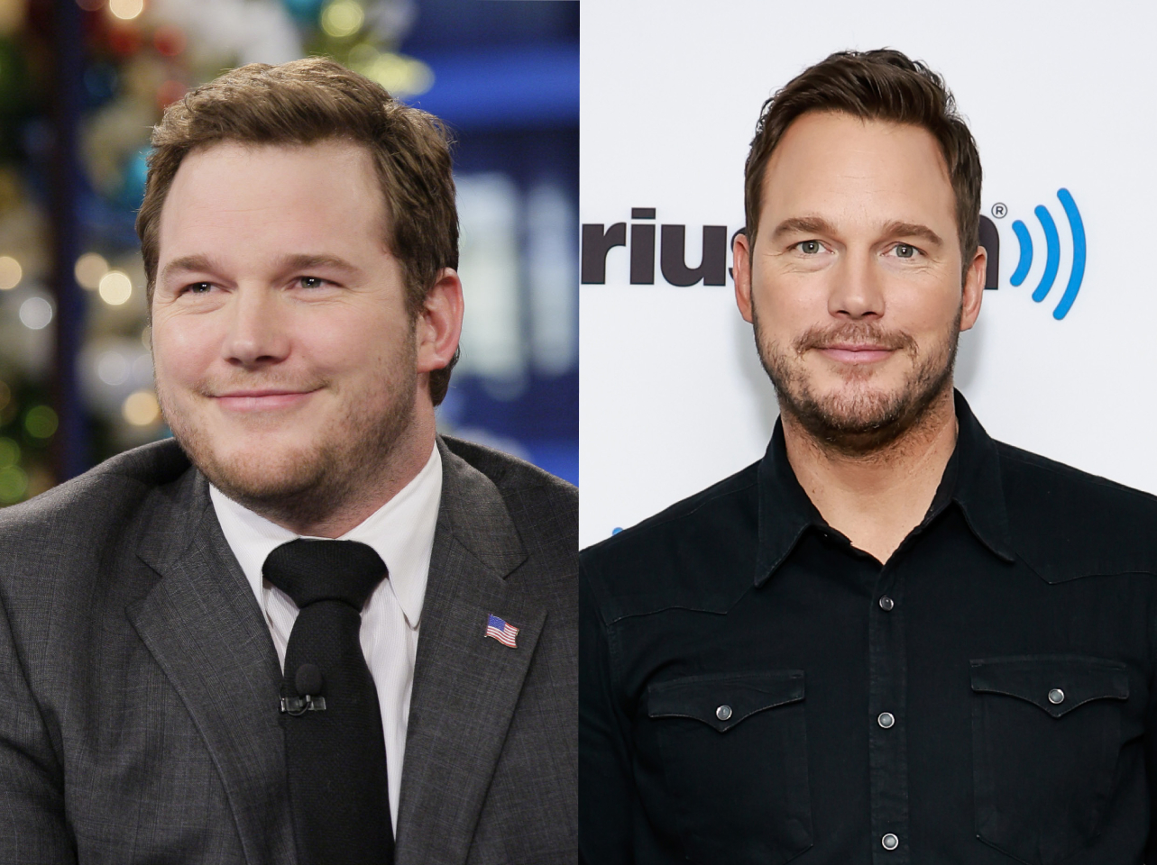 Chris Pratt vor und nach der Gewichtsabnahme | Quelle: Getty Images