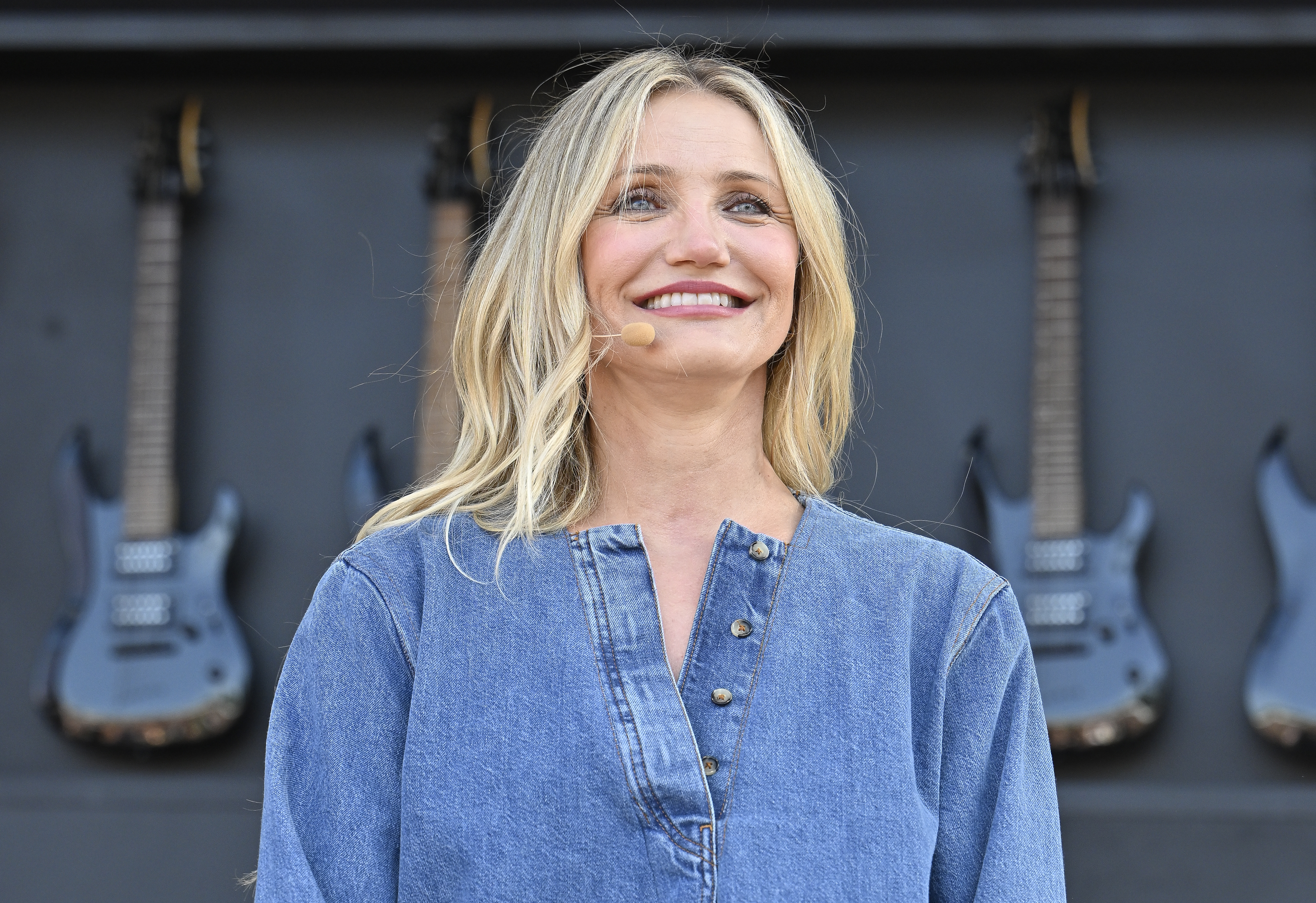 Cameron Diaz besucht die kulinarische Bühne an Tag 1 des BottleRock Napa Valley auf der Napa Valley Expo am 24. Mai 2024 in Napa, Kalifornien. | Quelle: Getty Images