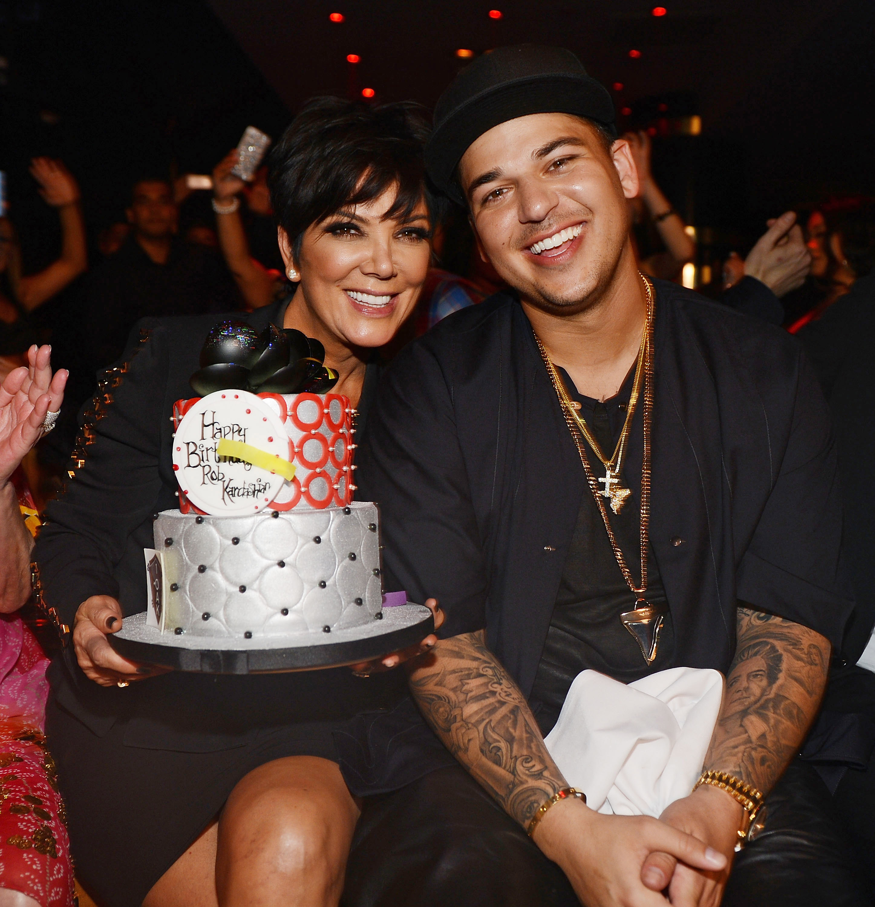 Kris war am 15. März 2013 bei Robs Feier zu seinem 26. Geburtstag im 1 OAK Nightclub in Las Vegas dabei. | Quelle: Getty Images