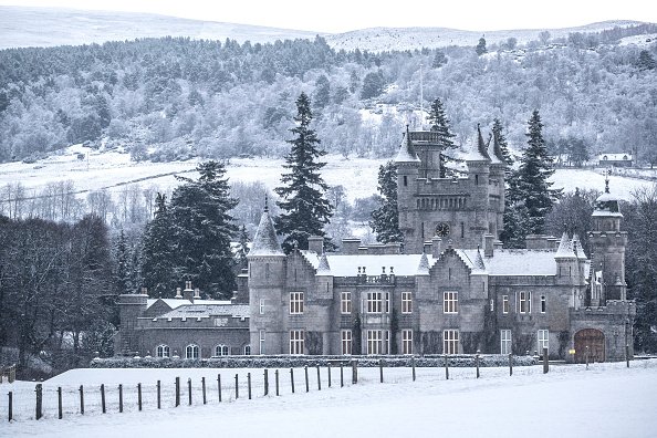Balmoral Castle, Royal Deeside, im Schnee, 2019 | Quelle: Getty Images
