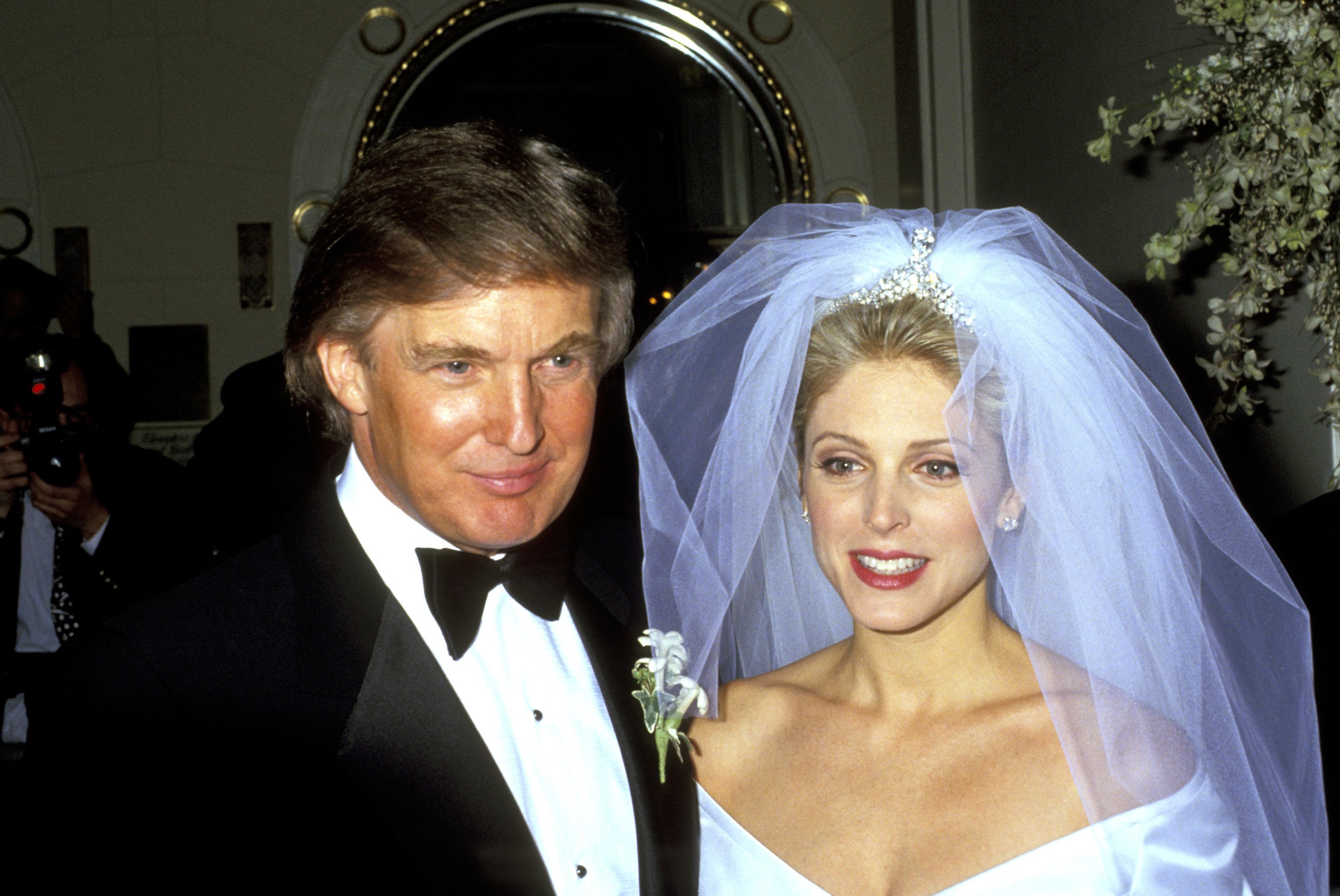 Donald Trumps und Marla Maples Hochzeit, 1993 | Quelle: Getty Images
