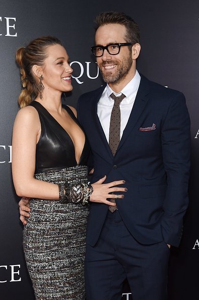 Ryan Reynolds und Blake Lively, "A Quiet Place" New York Premiere, New York City, 2018 | Quelle: Getty Images