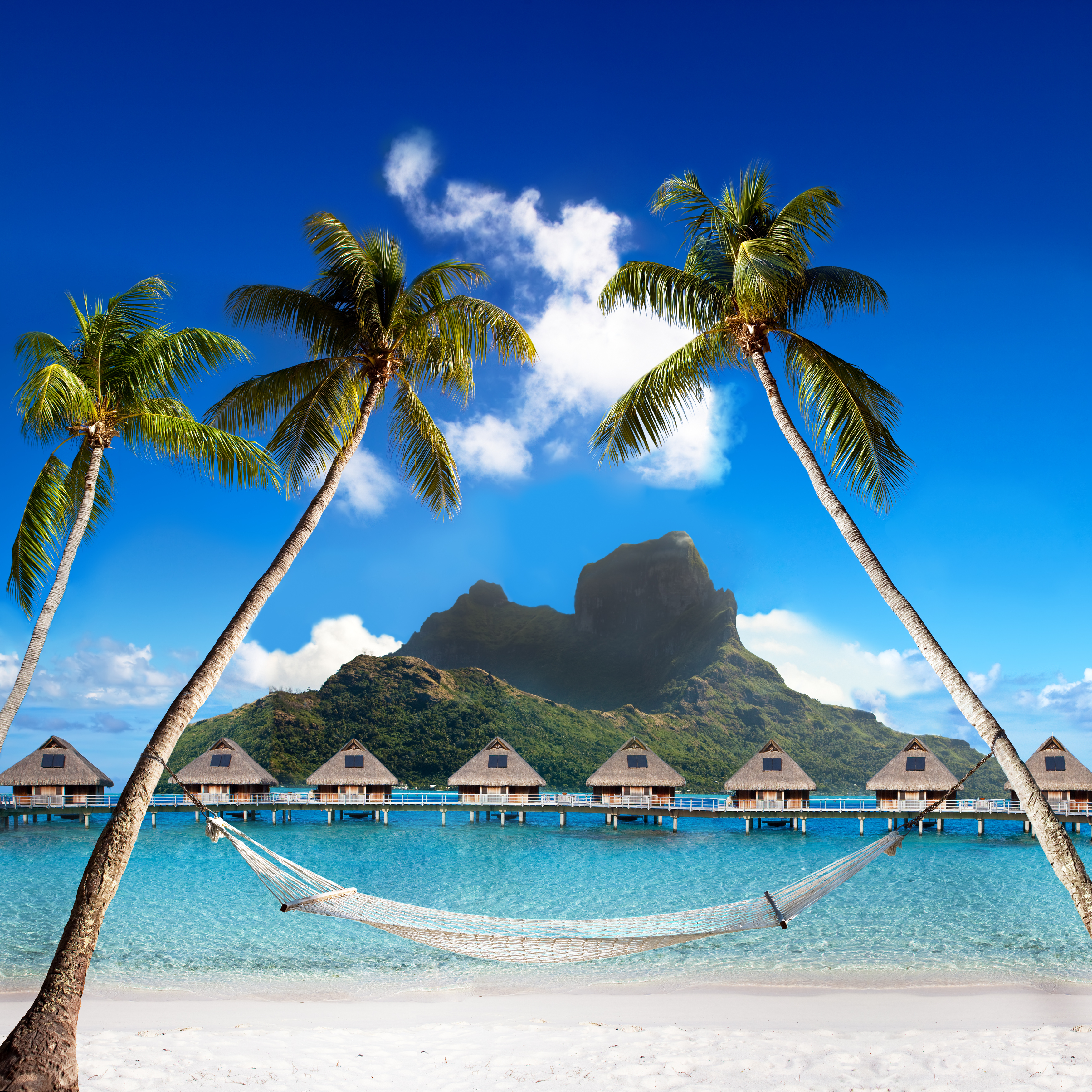 Ein Resort in Bora Bora | Quelle: Shutterstock
