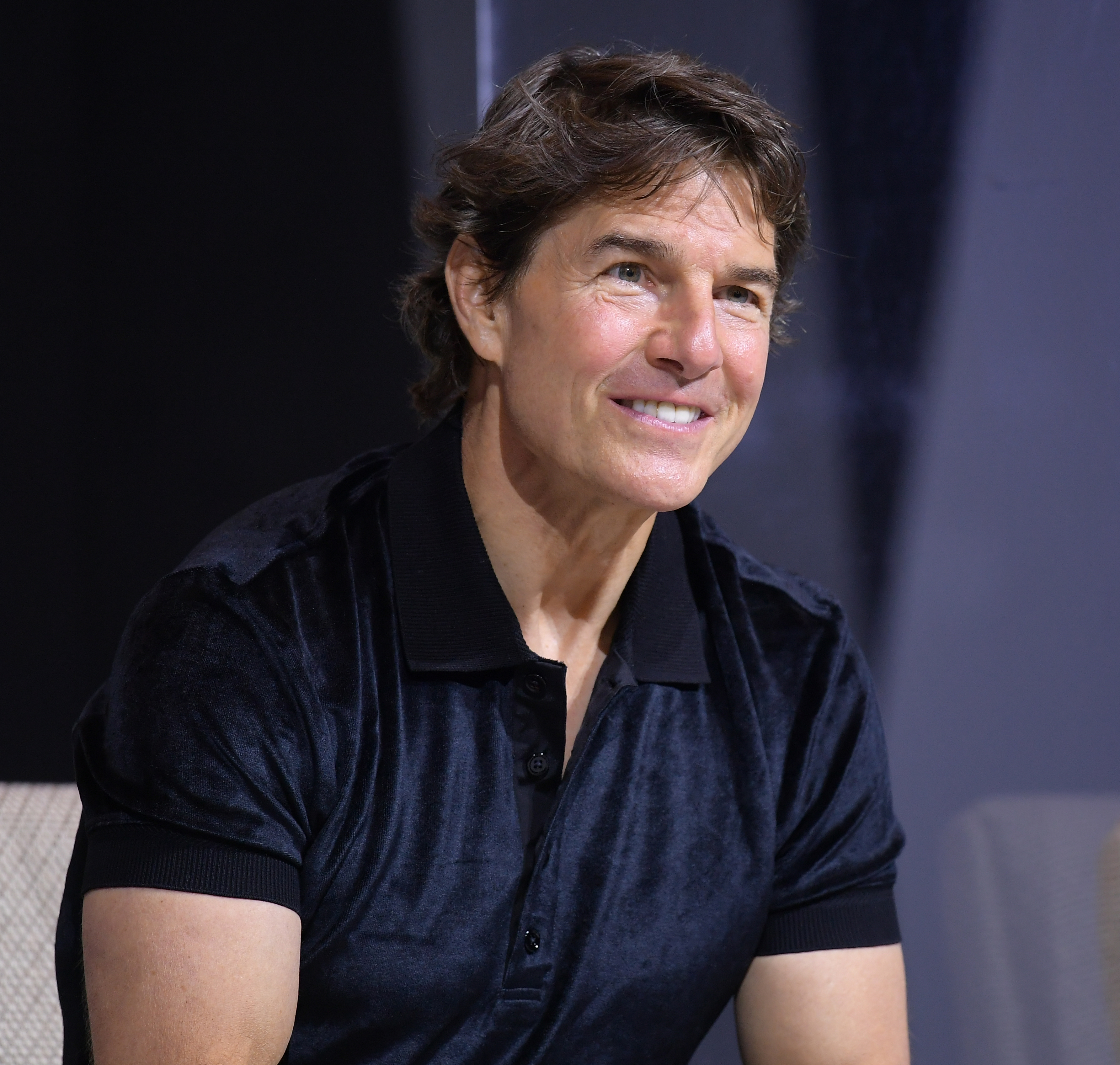 Tom Cruise während einer Pressekonferenz für "Top Gun: Maverick" in Seoul, Südkorea, am 20. Juni 2022. | Quelle: Getty Images