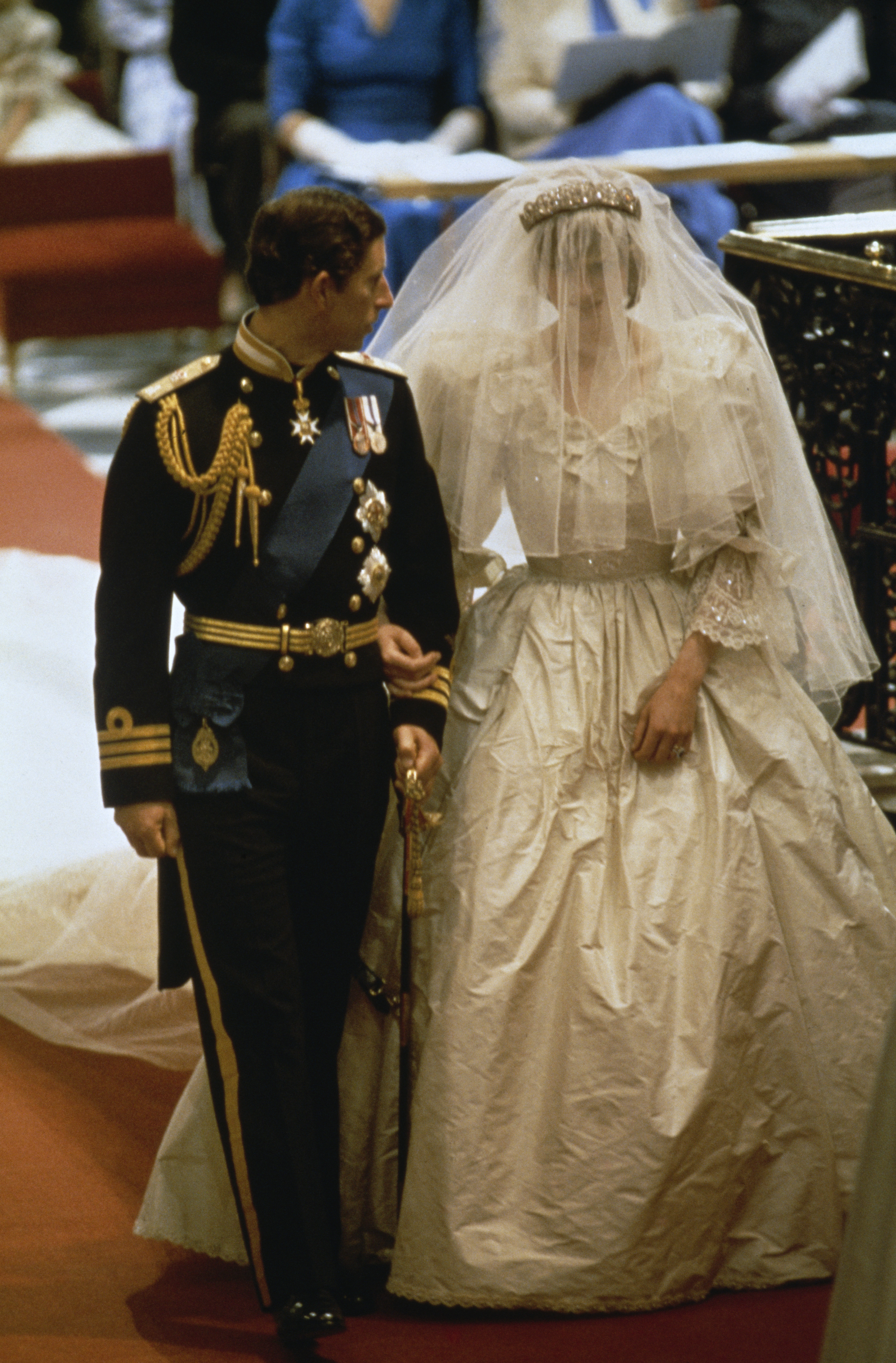 Die Hochzeit von Prinz Charles und Lady Diana Spencer in der St. Paul's Cathedral am 29. Juli 1981 in London, England. | Quelle: Getty Images