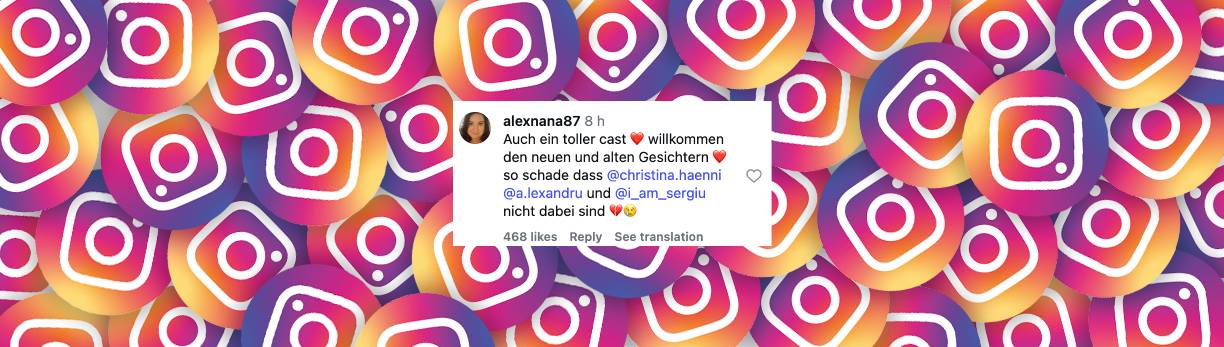 Nutzer äußert seine Meinung zum Cast der Tänzer | Quelle: Instagram/letsdance