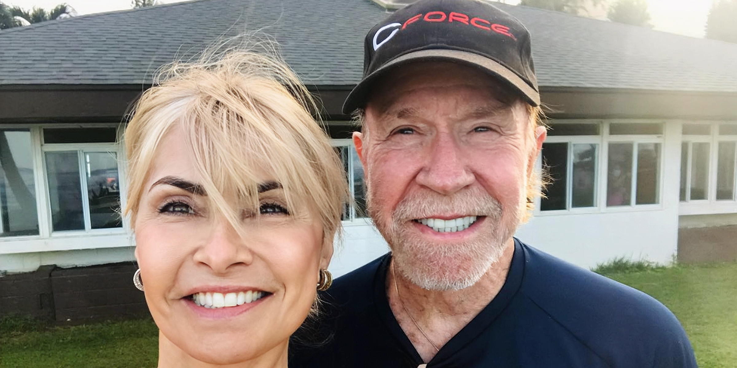 Gena O'Kelly und Chuck Norris | Quelle: Instagram/chucknorris