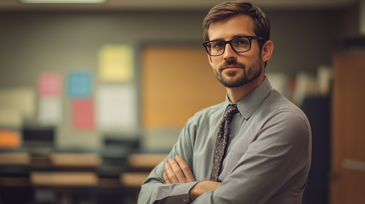 Ein Lehrer | Quelle: Midjourney