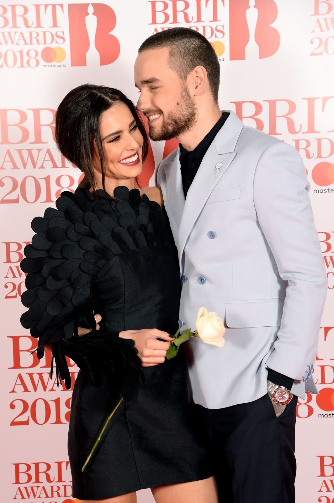 Cheryl Cole und Liam Payne bei den BRIT Awards 2018 am 21. Februar 2018 in London, England. | Quelle: Getty Images