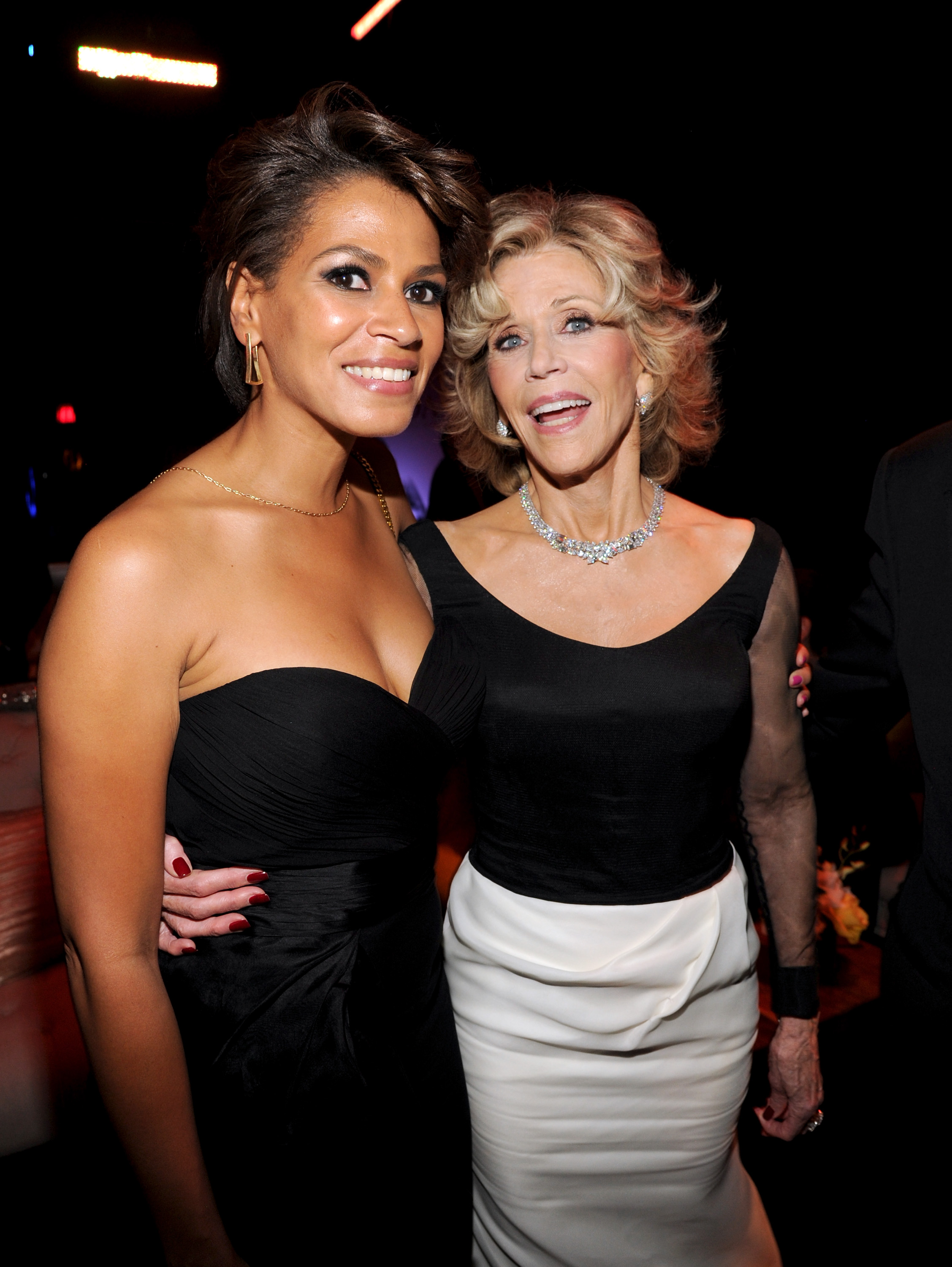 Simone Bent und Jane Fonda während des AFI Life Achievement Award 2014: A Tribute to Jane Fonda after party at the Dolby Theatre on June 5, 2014, in Hollywood, California. | Quelle: Getty Images