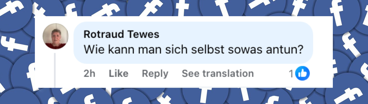 Nutzer-Kommentar | Quelle: Facebook/BUNTE