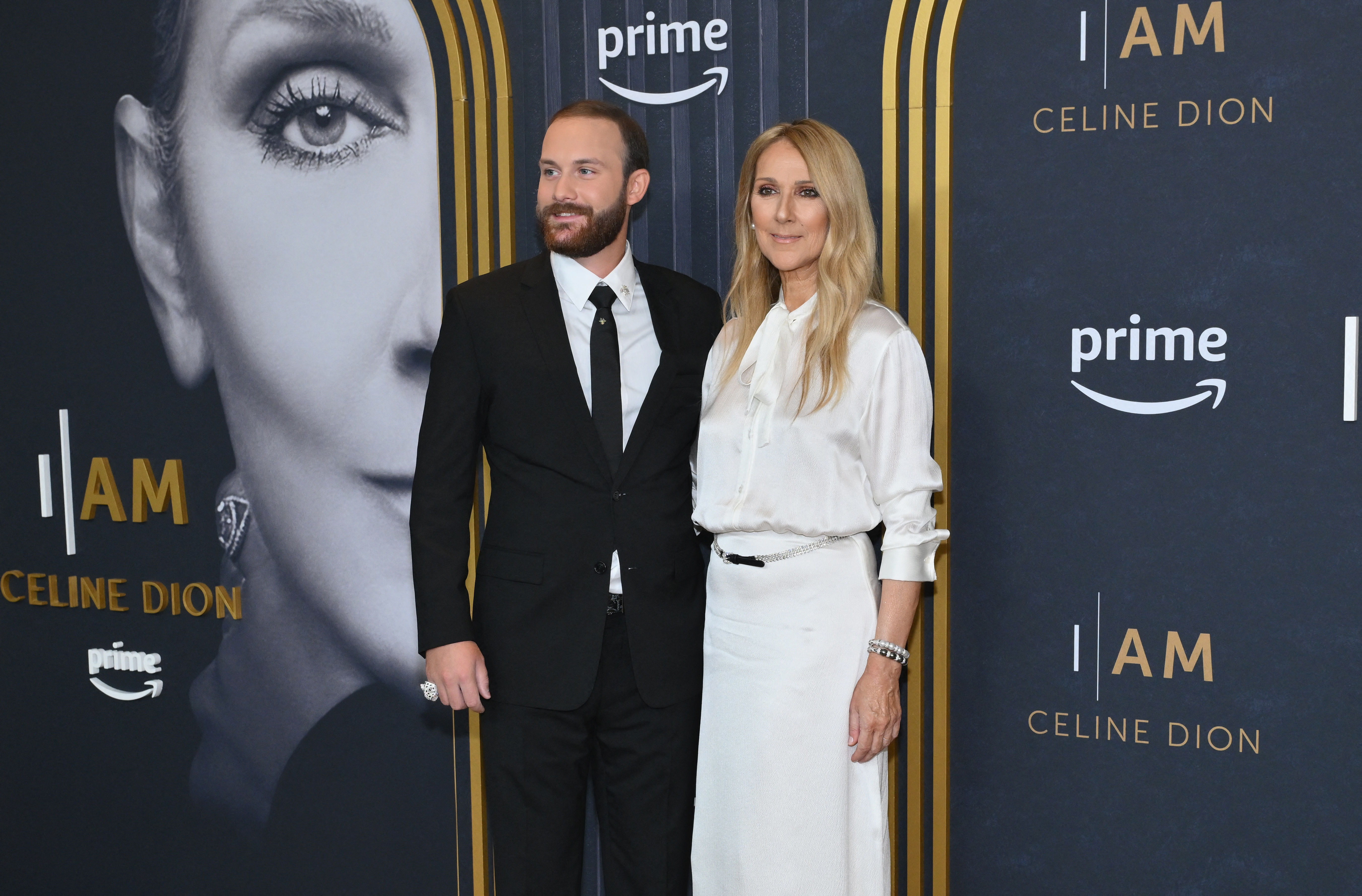 Rene-Charles Angelil und Céline Dion beim "I Am: Celine Dion" NY Special Event Screening am 17. Juni 2024 in New York City. | Quelle: Getty Images