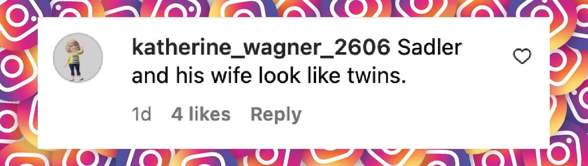 Ein Fan-Kommentar zu Adam und Jackie Sandler, datiert vom 17. Februar 2025 | Quelle: Instagram/people | Instagram/people_style