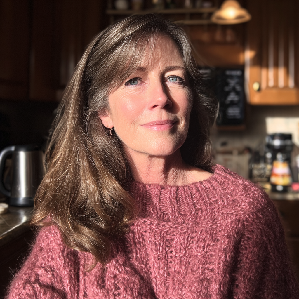 Eine ältere Frau, die in einer Küche steht | Quelle: Midjourney