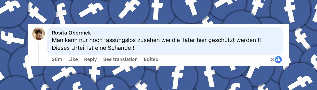 Nutzer-Kommentar | Quelle: Facebook/Bild
