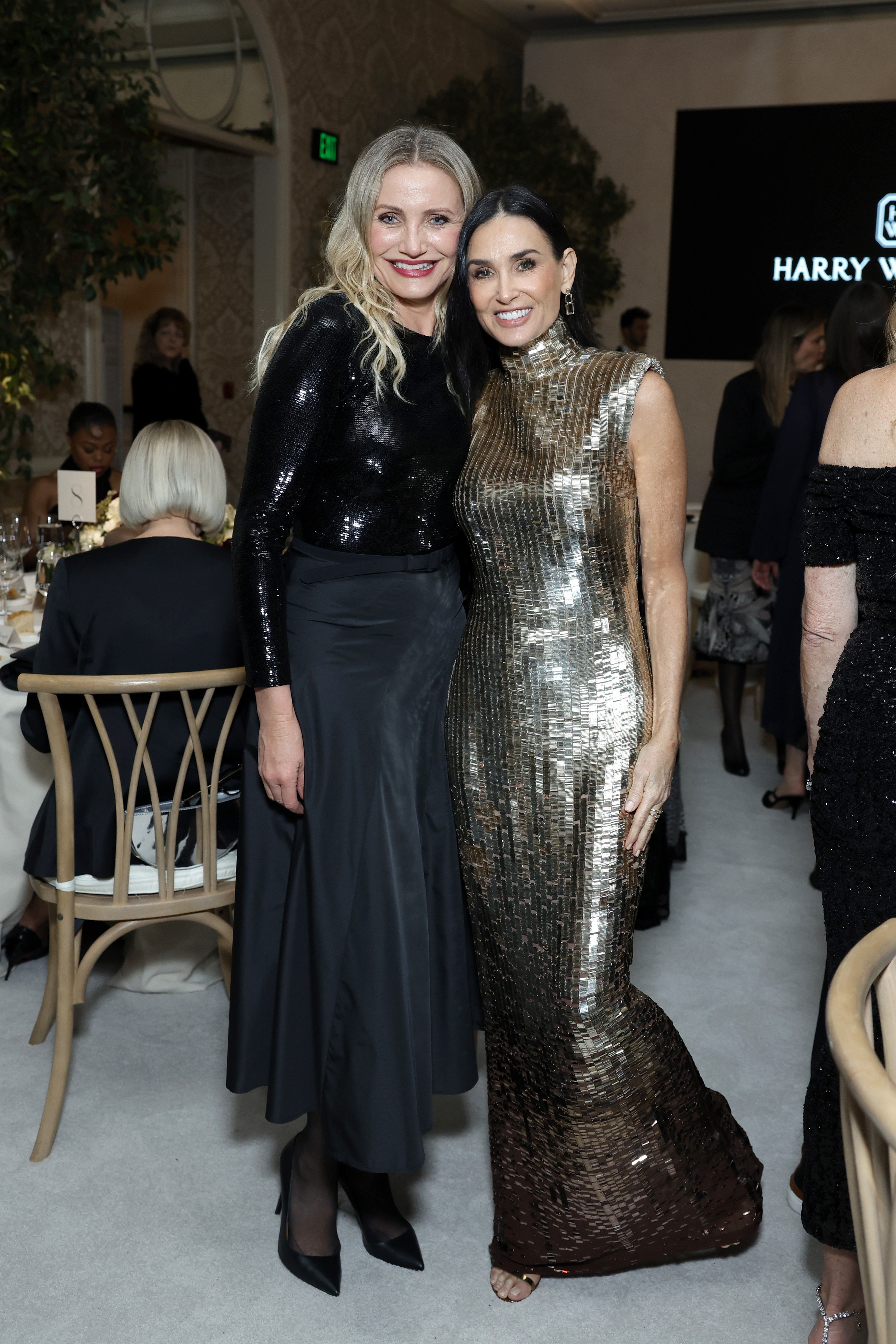 Cameron Diaz und Demi Moore am 19. November 2024, in Los Angeles, Kalifornien | Quelle: Getty Images