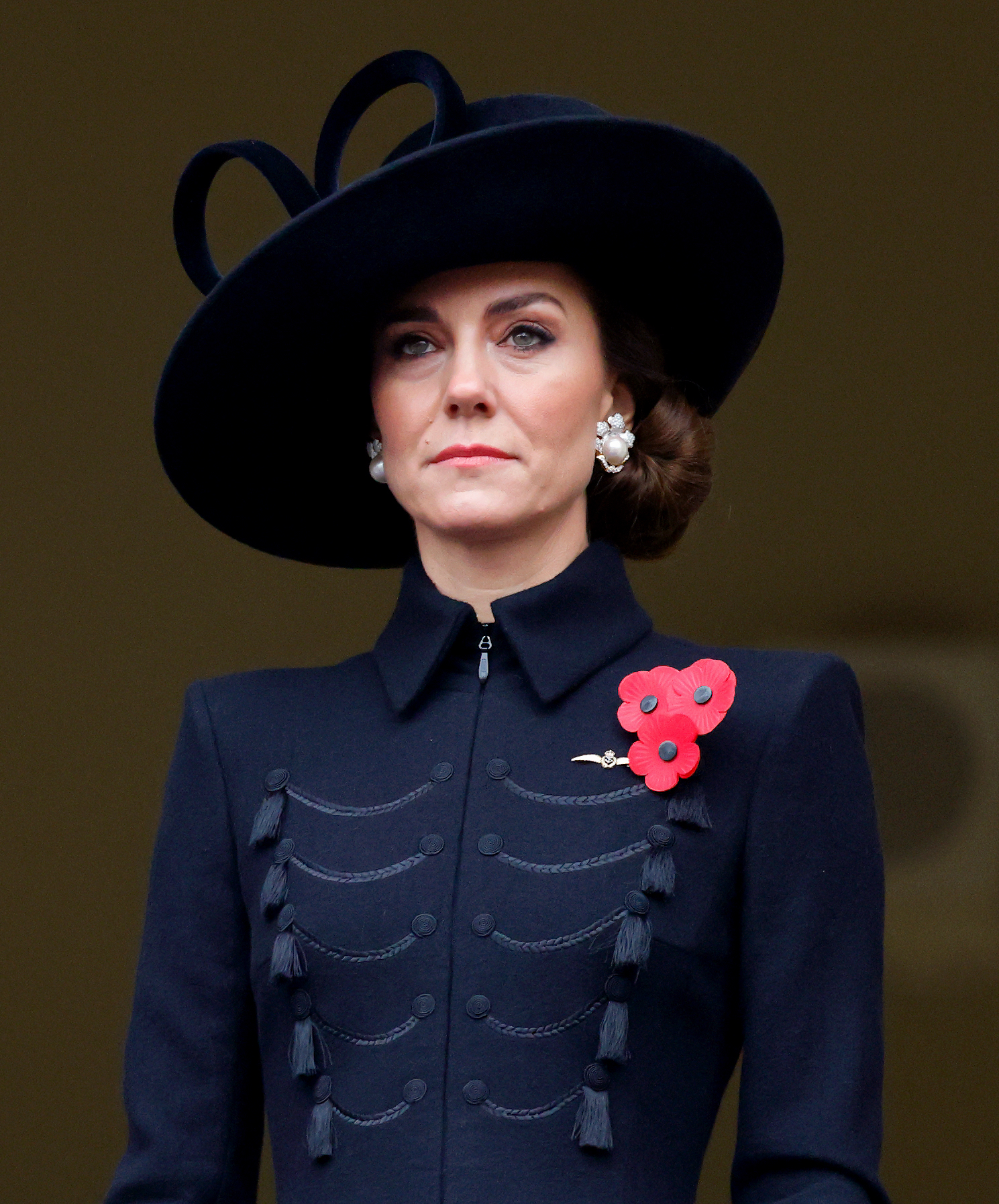 Kate Middleton beim nationalen Gedenkgottesdienst am Cenotaph am 12. November 2023 in London, England | Quelle: Getty Images