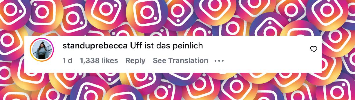 Fan-Kommentar | Quelle: instagram.com/reel/DVLSAd7jHeG/