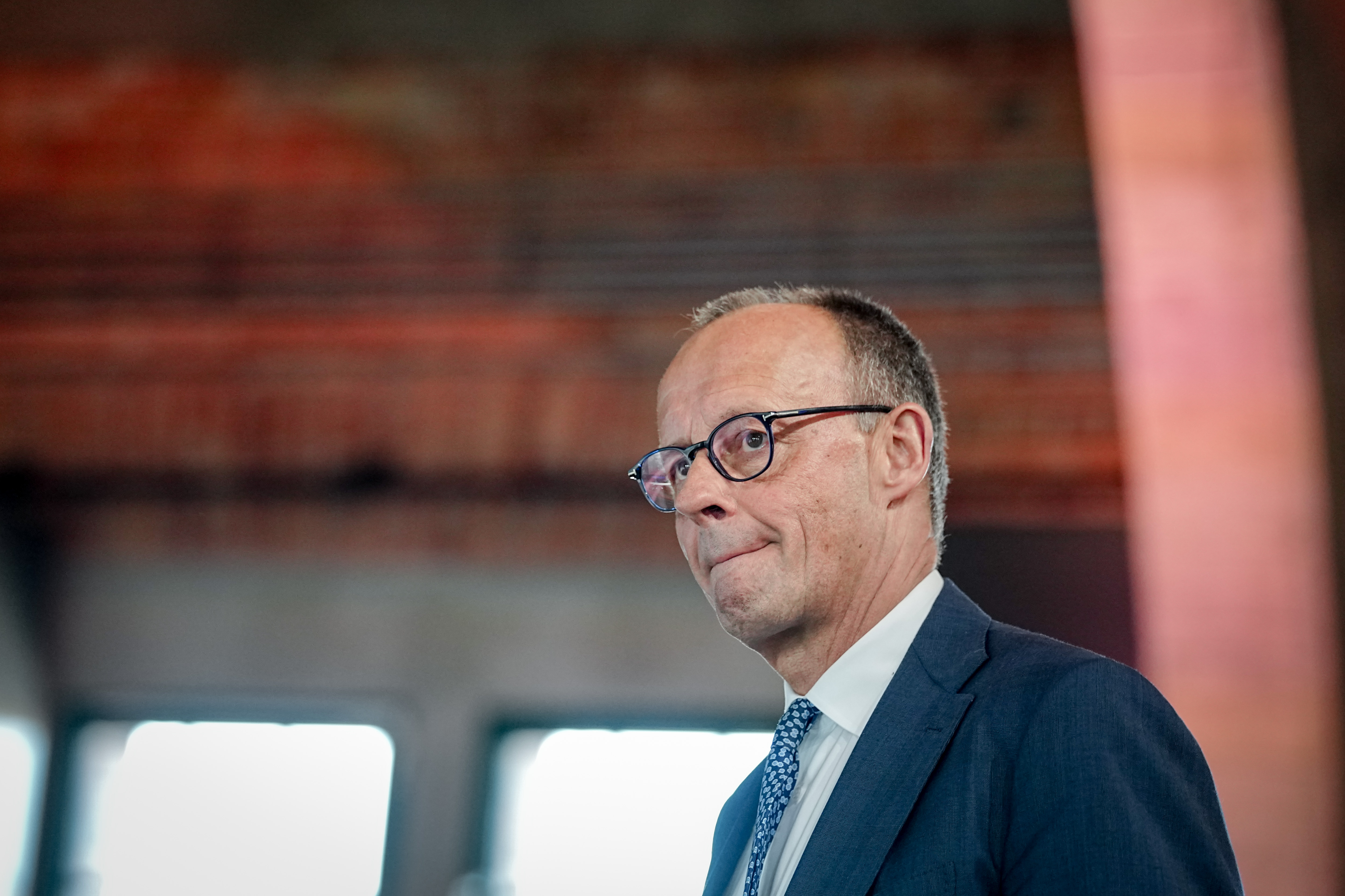 Friedrich Merz am 22. April 2026 in Berlin | Quelle: Getty Images