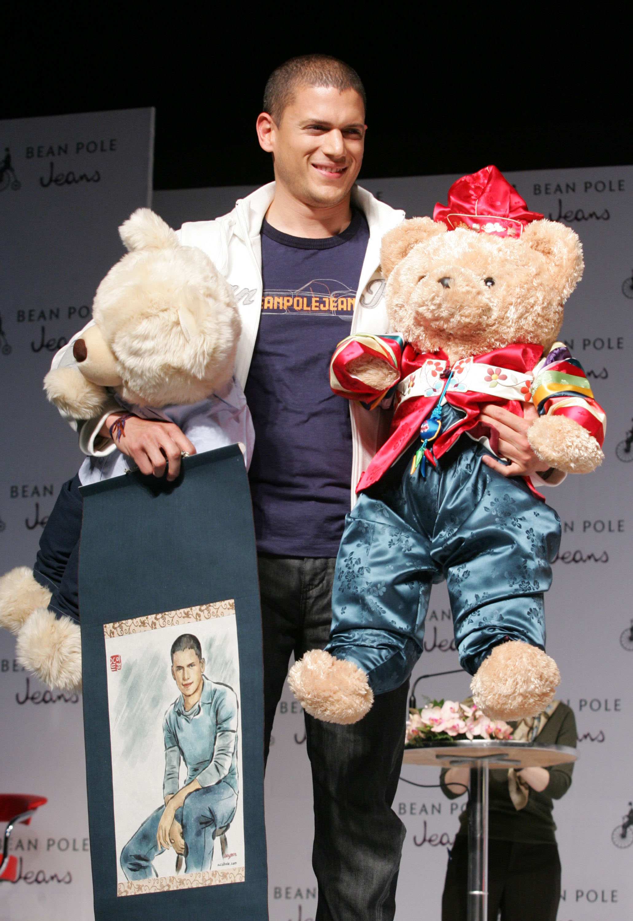 Wentworth Miller erscheint bei einer Pressekonferenz und einem Fantreffen am 23. März 2007 in Seoul, Südkorea. | Quelle: Getty Images