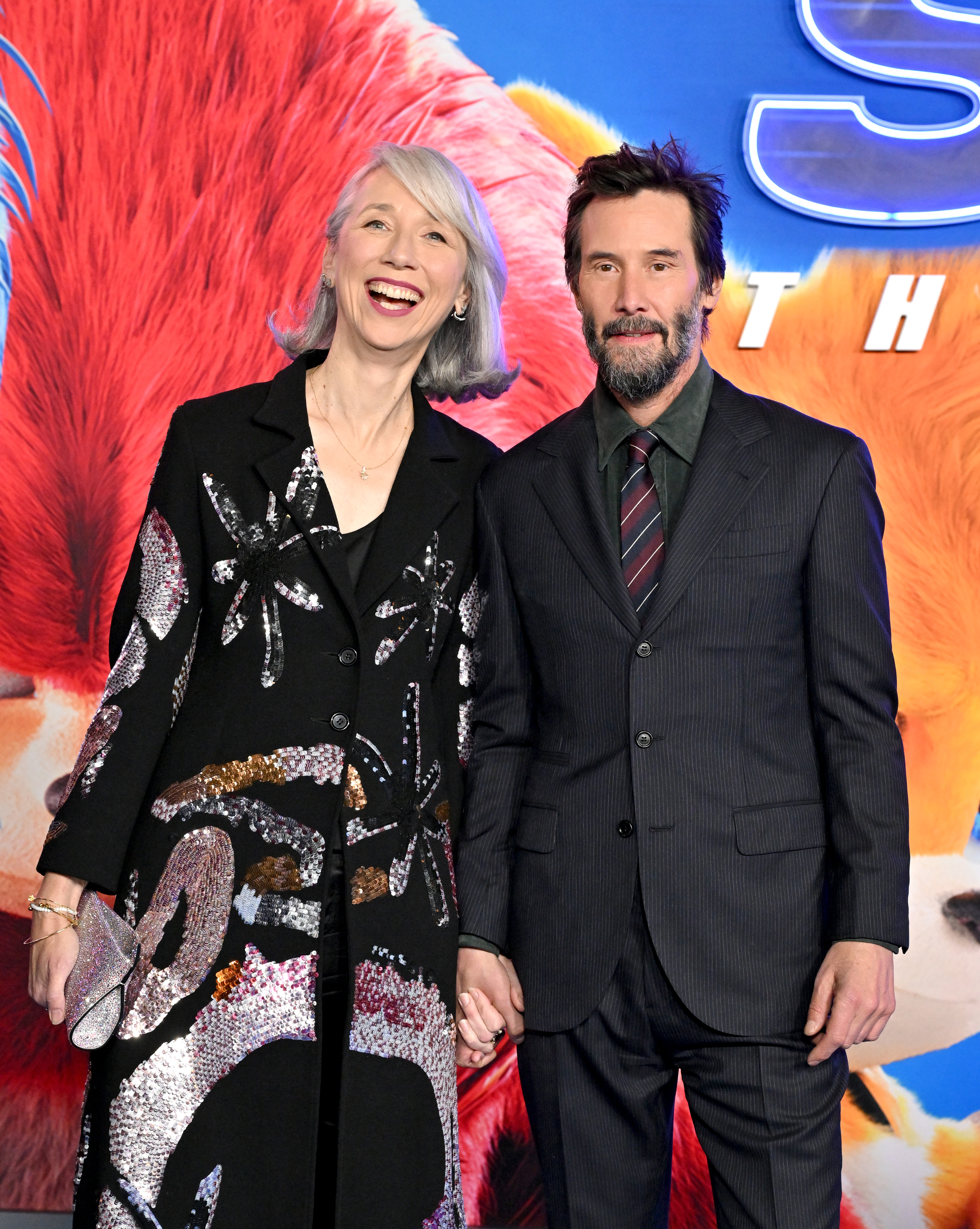 Alexandra Grant und Keanu Reeves am 16. Dezember 2024, in Hollywood, Kalifornien | Quelle: Getty Images