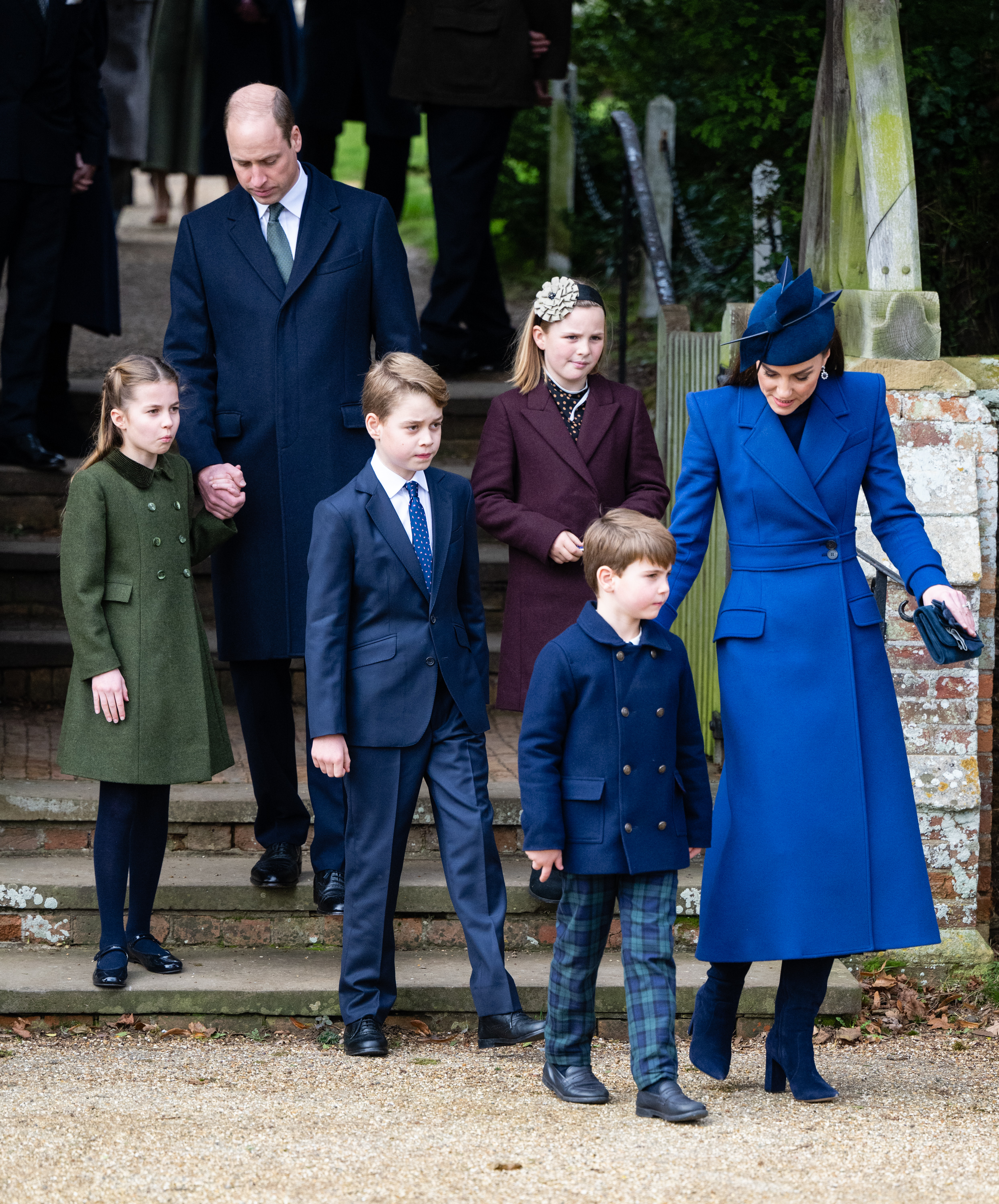 Catherine, Prinzessin von Wales und Prinz William, Prinz von Wales mit Prinz Louis von Wales, Prinz George von Wales und Prinzessin Charlotte von Wales, 2023 | Quelle: Getty Images