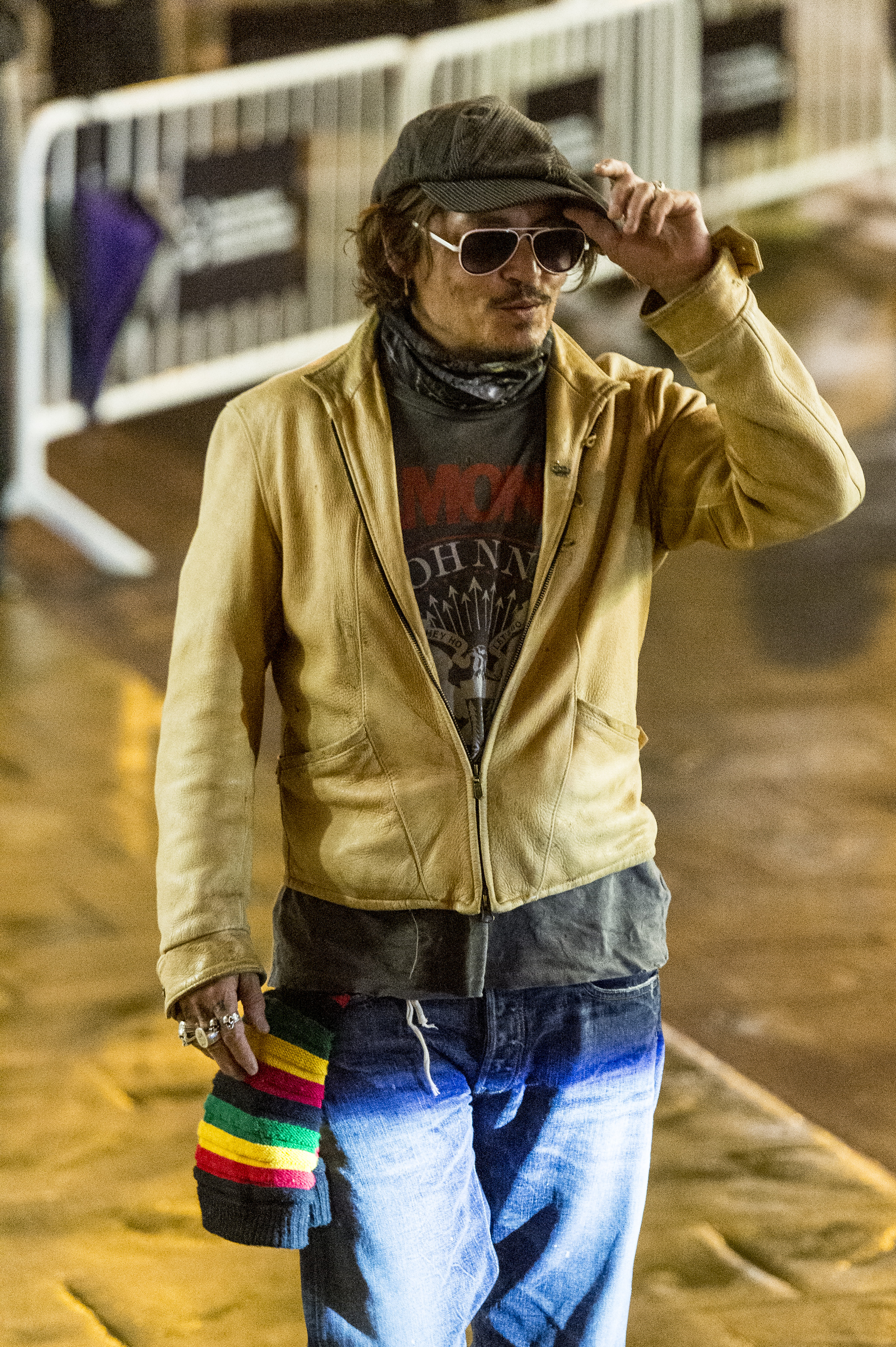 Johnny Depp bei seiner Ankunft auf dem 68. San Sebastian Film Festival in San Sebastian, Spanien am 19. September 2020 | Quelle: Getty Images