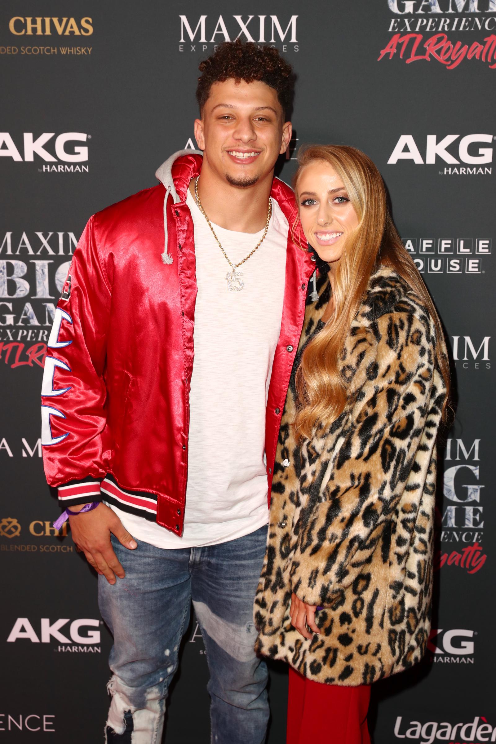 Patrick Mahomes und Brittany Mahomes besuchen das Maxim Big Game Experience im The Fairmont am 02. Februar 2019 in Atlanta, Georgia. | Quelle: Getty Images