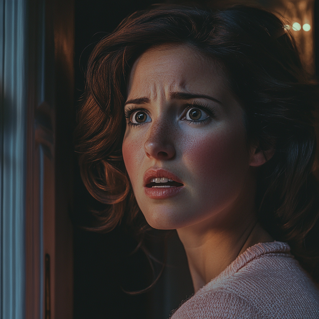 Kobieta wstrząśnięta do głębi | Źródło: Midjourney
