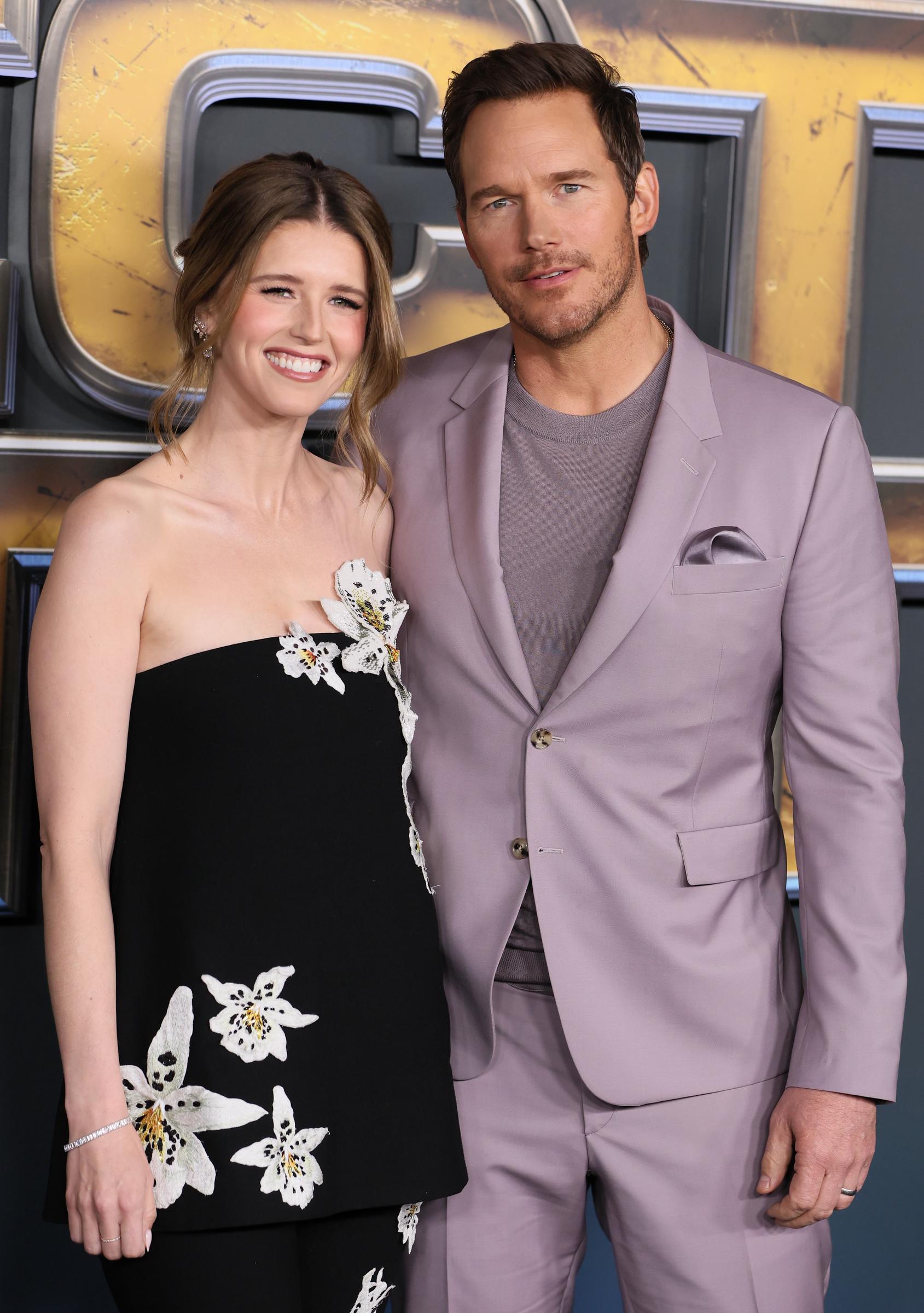 Katherine Schwarzenegger und Chris Pratt bei der Weltpremiere von Netflix' „The Electric State“ im Egyptian Theatre Hollywood am 24. Februar 2025 in Los Angeles, Kalifornien. | Quelle: Getty Images