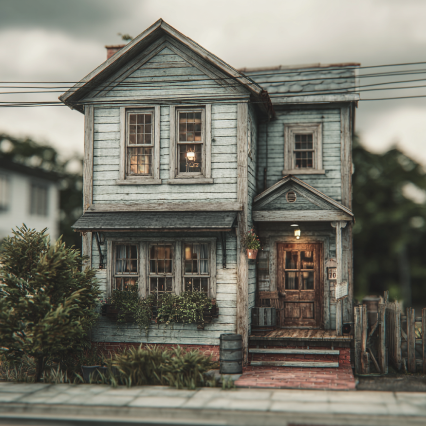 Ein bescheidenes Haus | Quelle: Midjourney